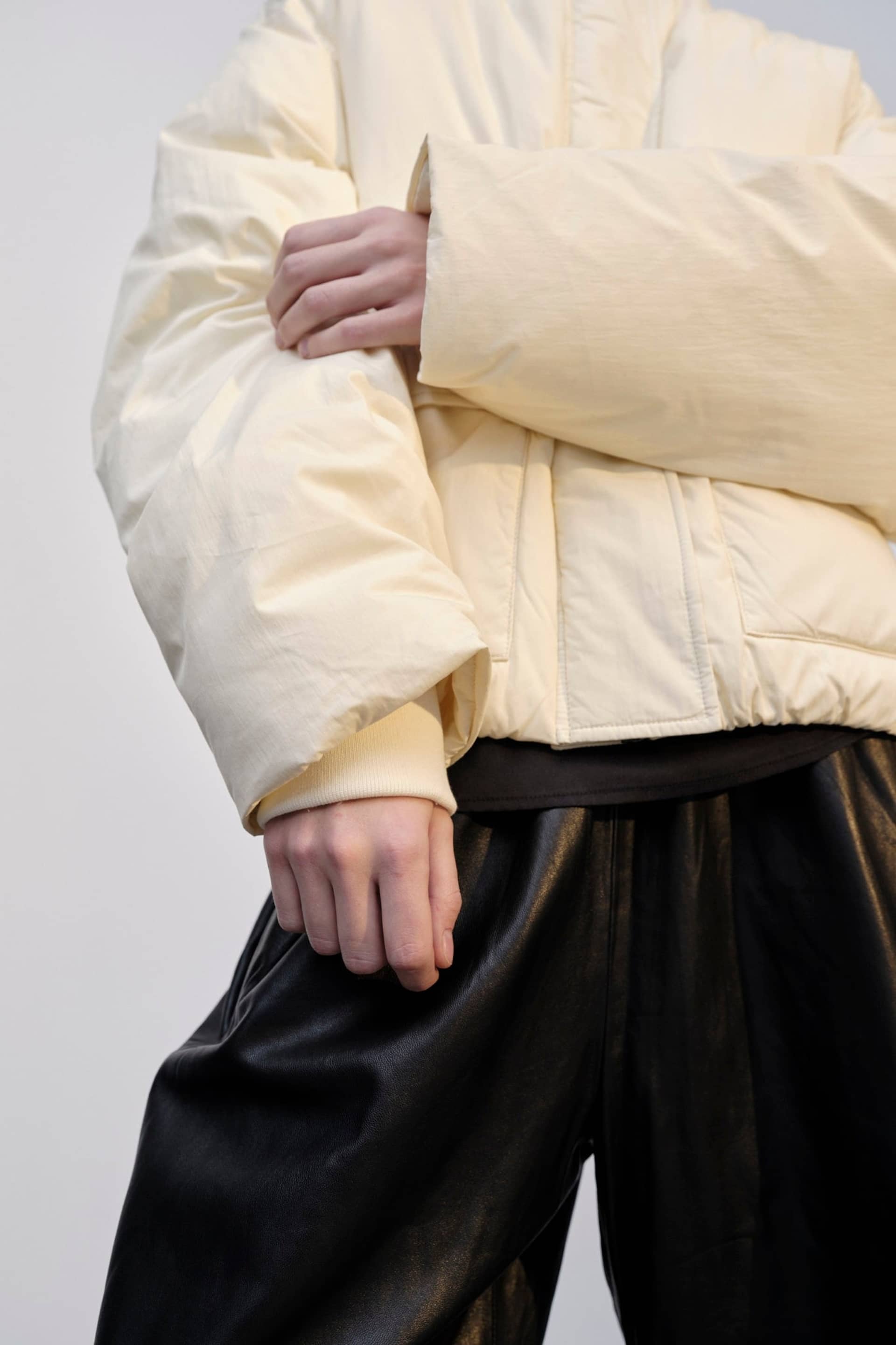 Manu Puffer Jacket - Off White made by HERSKIND