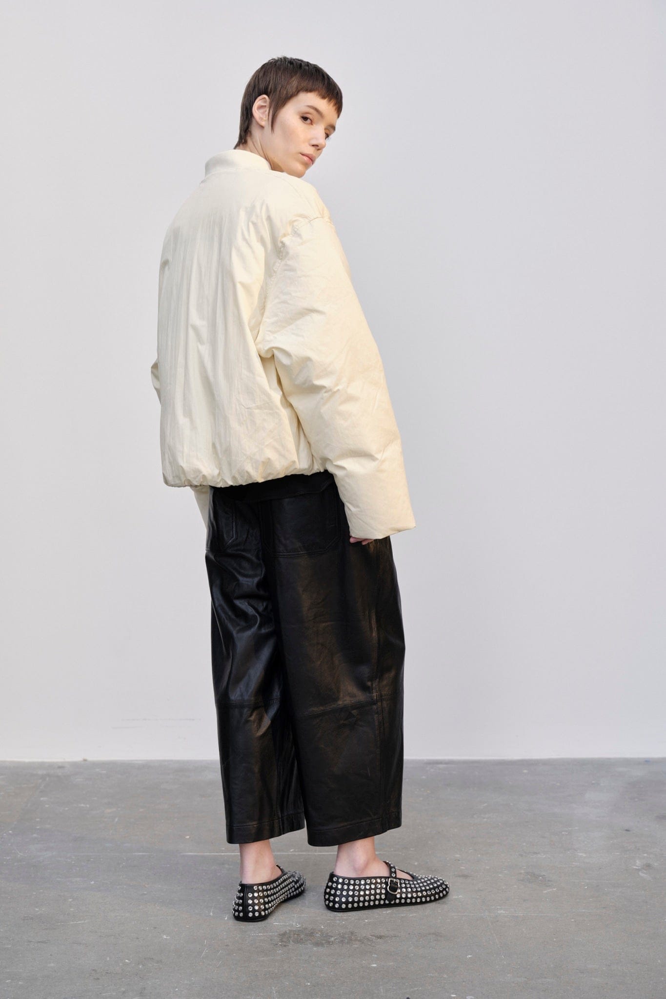 Manu Puffer Jacket - Off White made by HERSKIND