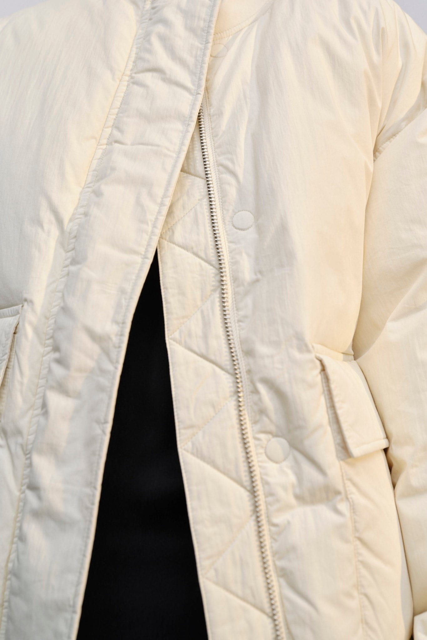 Manu Puffer Jacket - Off White made by HERSKIND