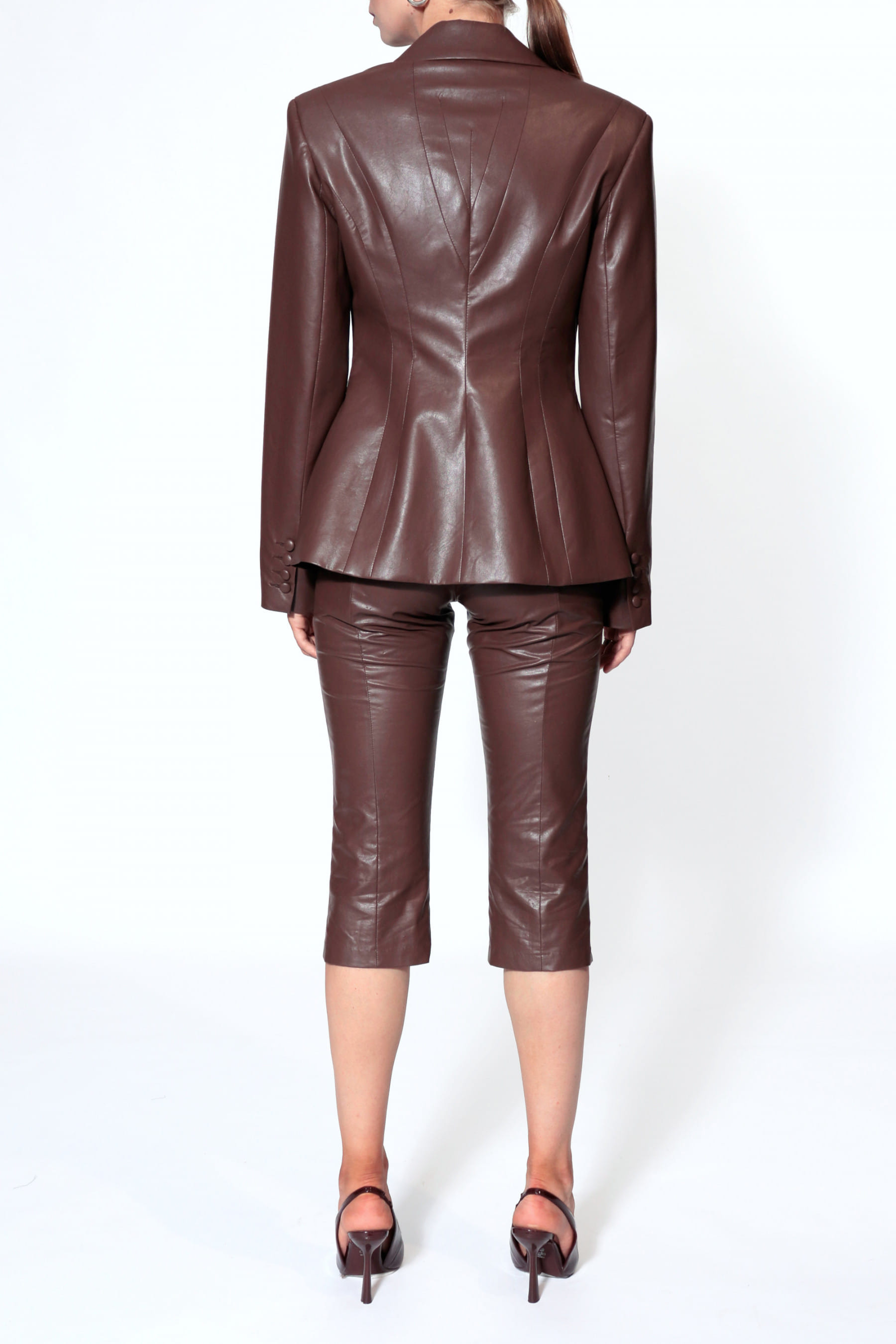 Blazer Bonnie Chocolate Brown made by HALEWSKI