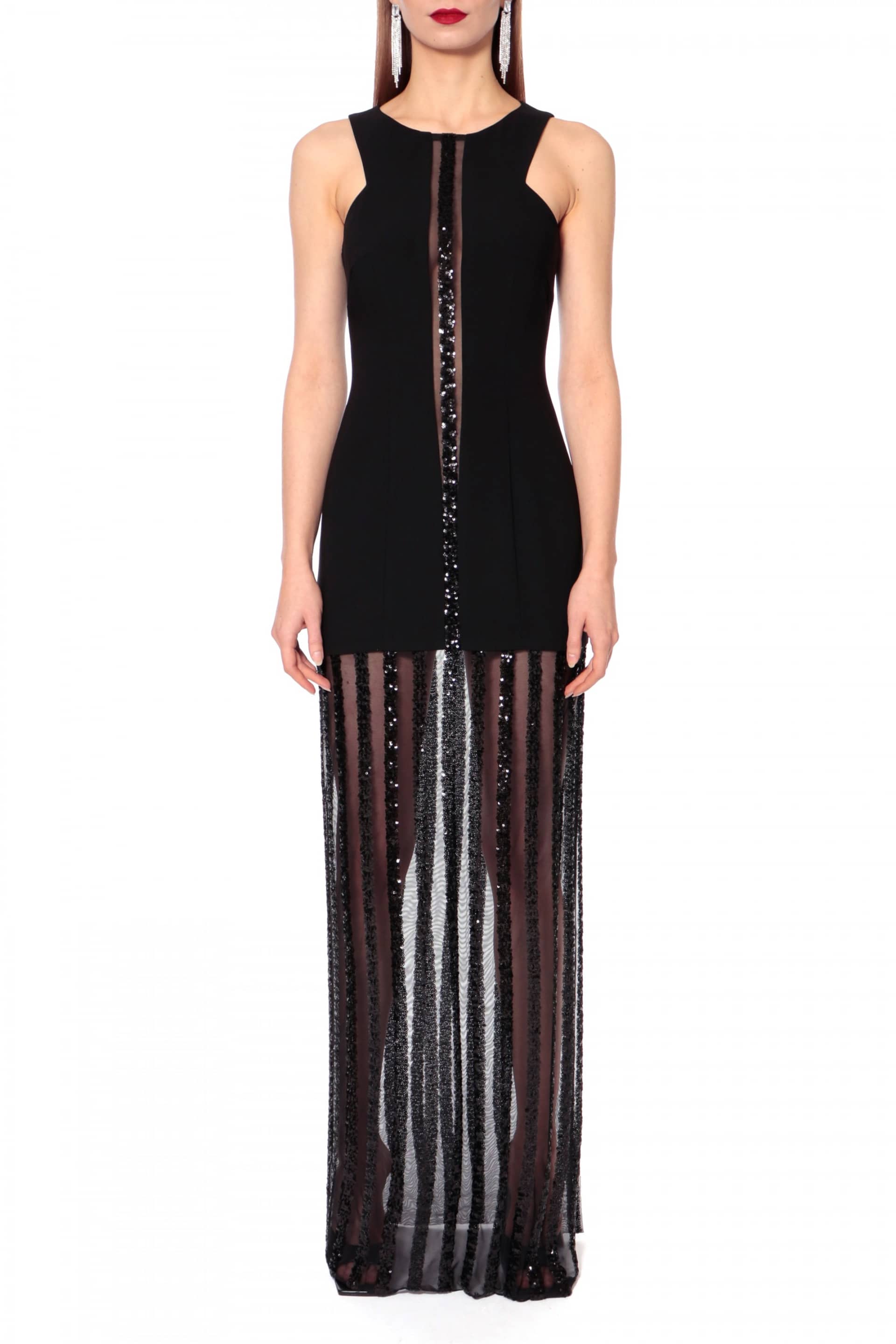 Dress Charlotte Black Magic in Black made by HALEWSKI