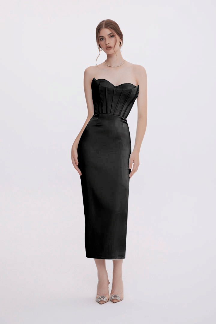 Monaco Dress - Black made by Gigii's