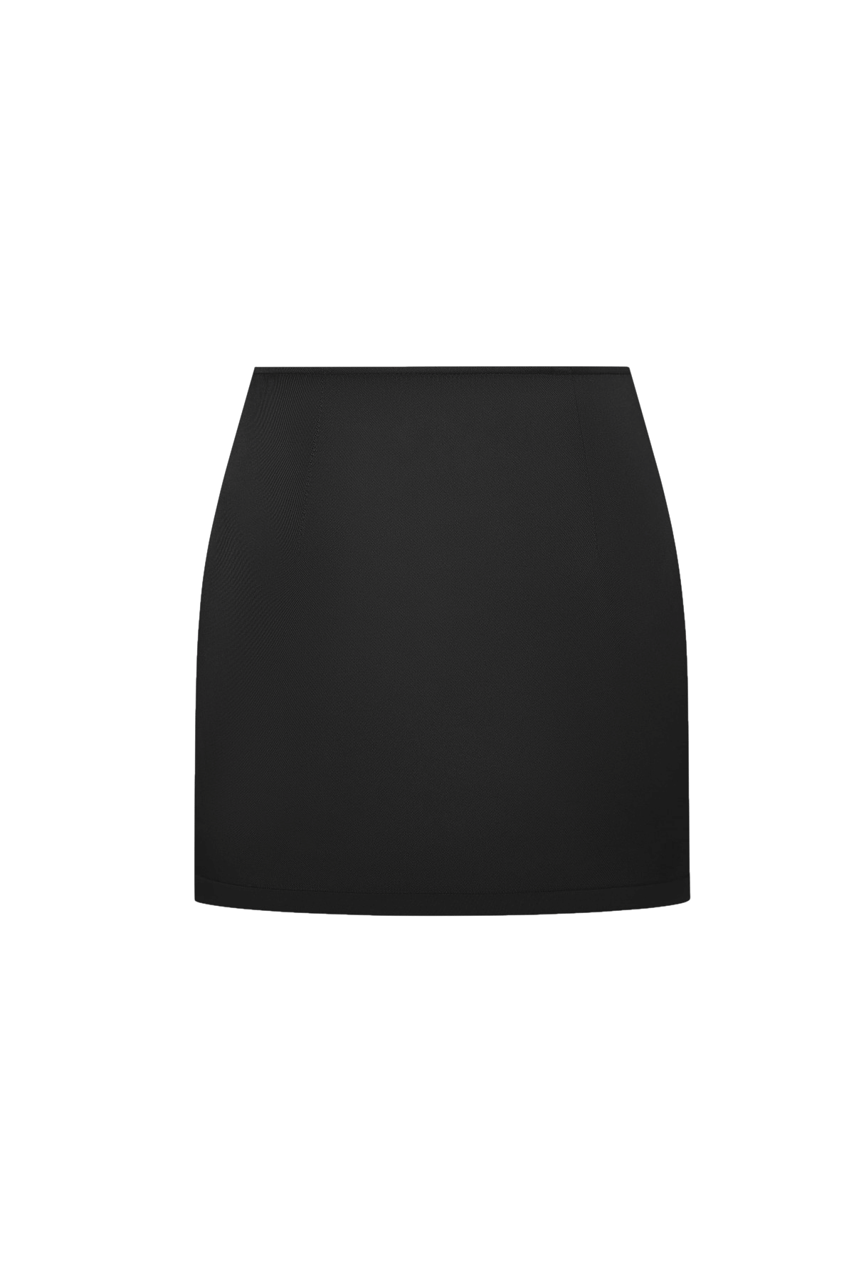 ZIRCON BUTTON MINI SKIRT made by KEBURIA