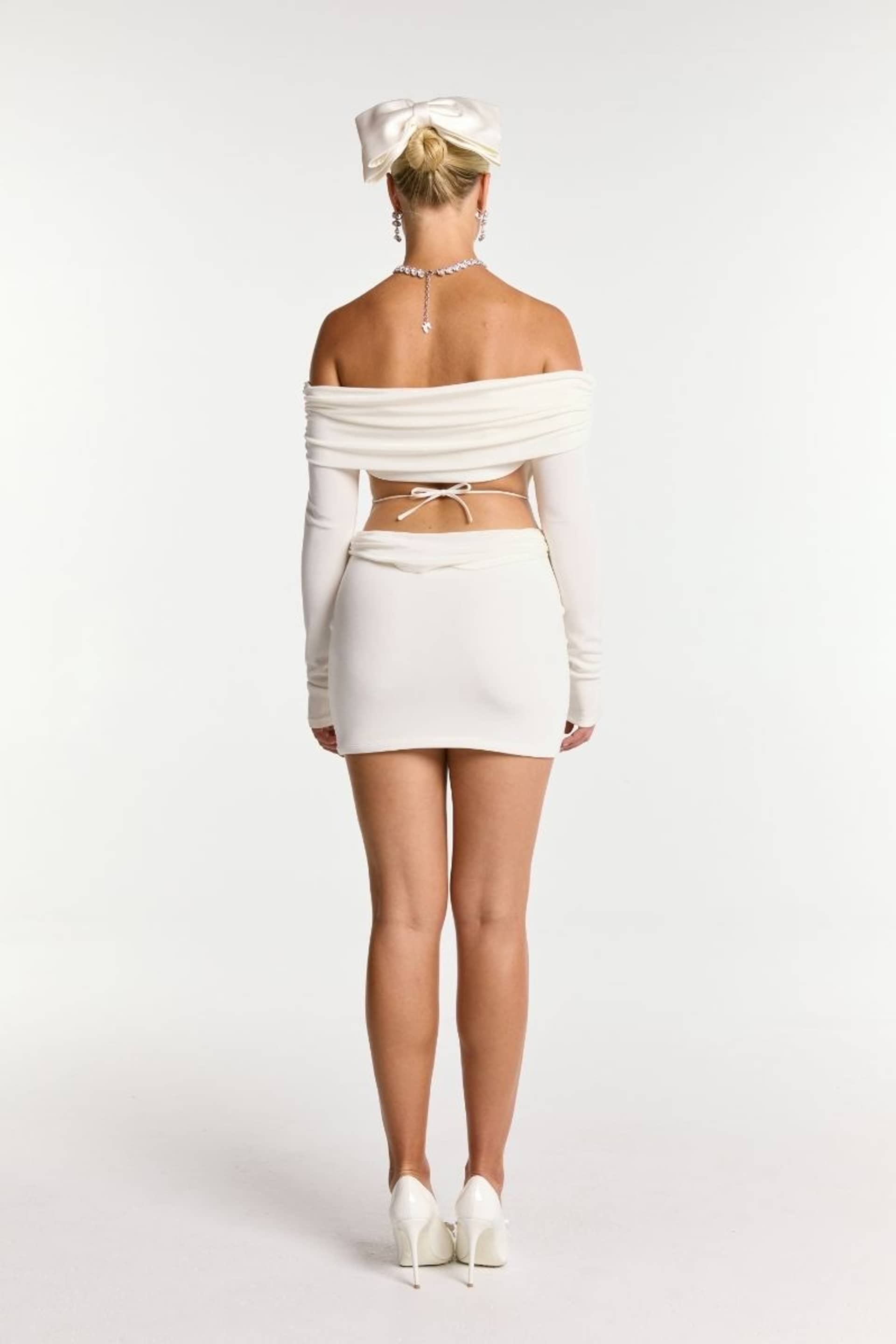 Chantel Dress (White) made by Nana Jacqueline