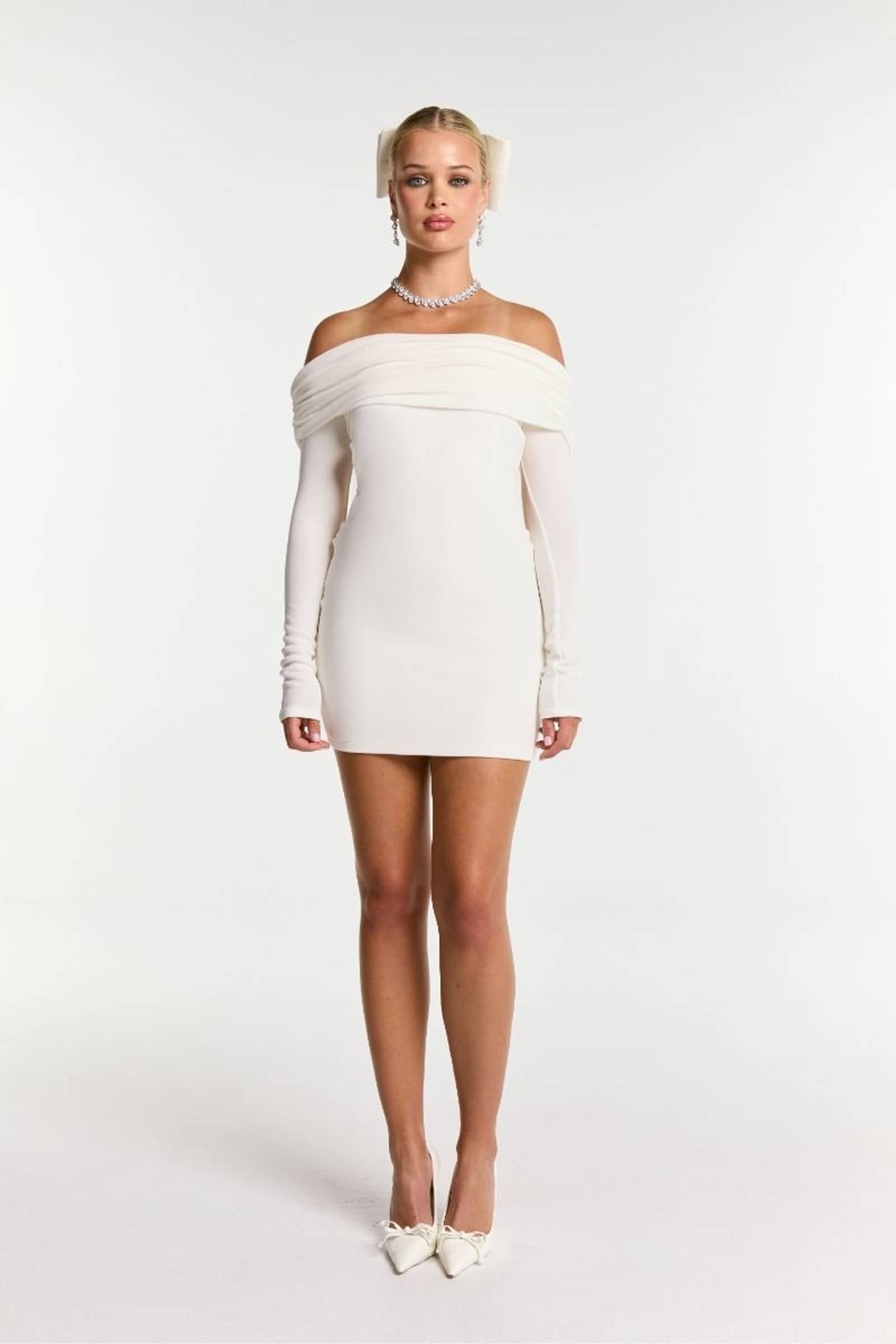 Chantel Dress (White) made by Nana Jacqueline