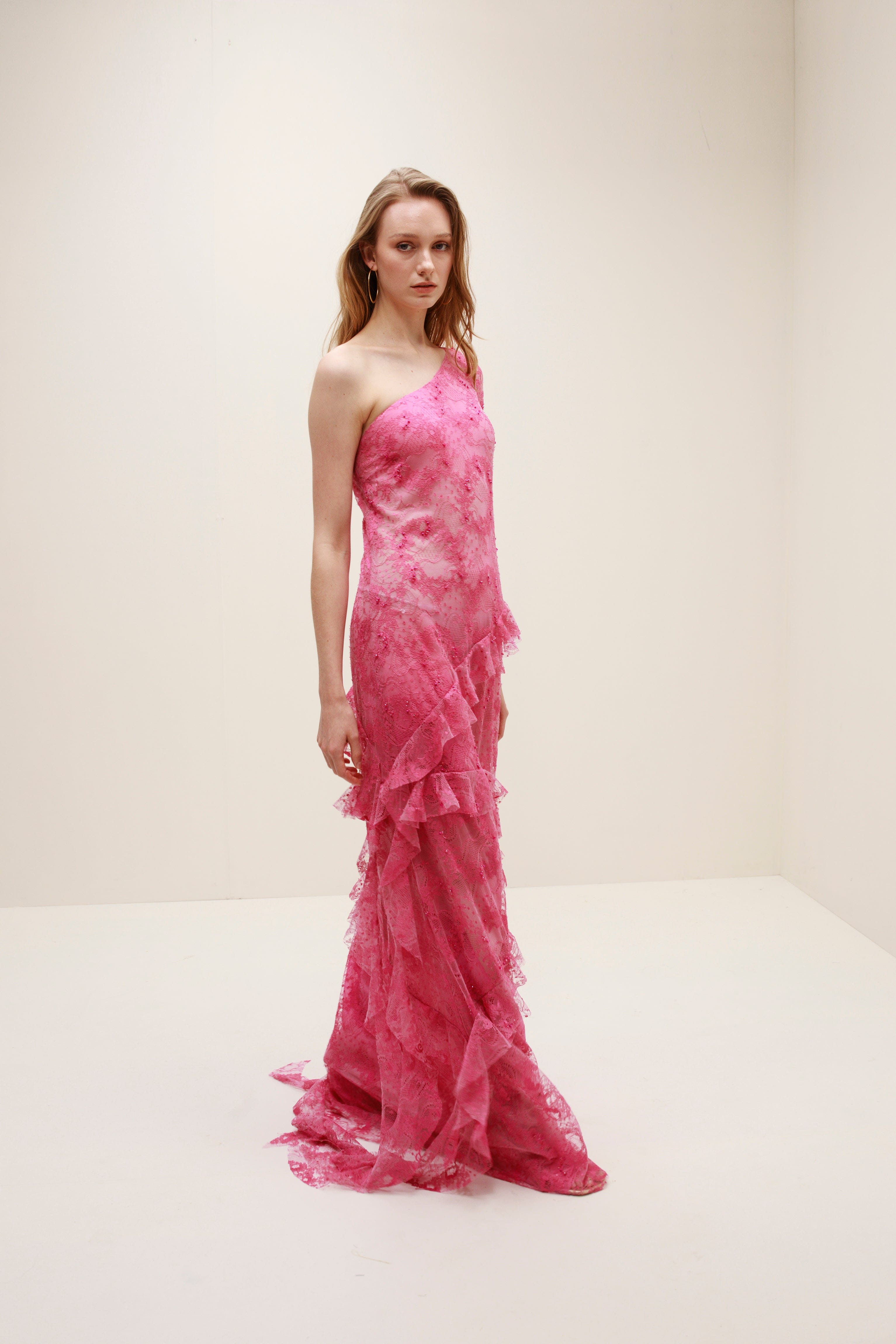 Cascade Lace Dress made by Francesca Miranda