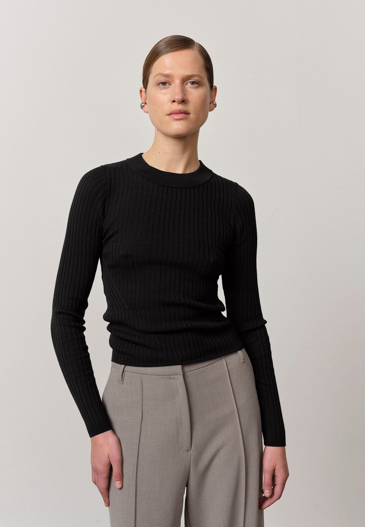 Daniella Knit Blouse - Black made by HERSKIND