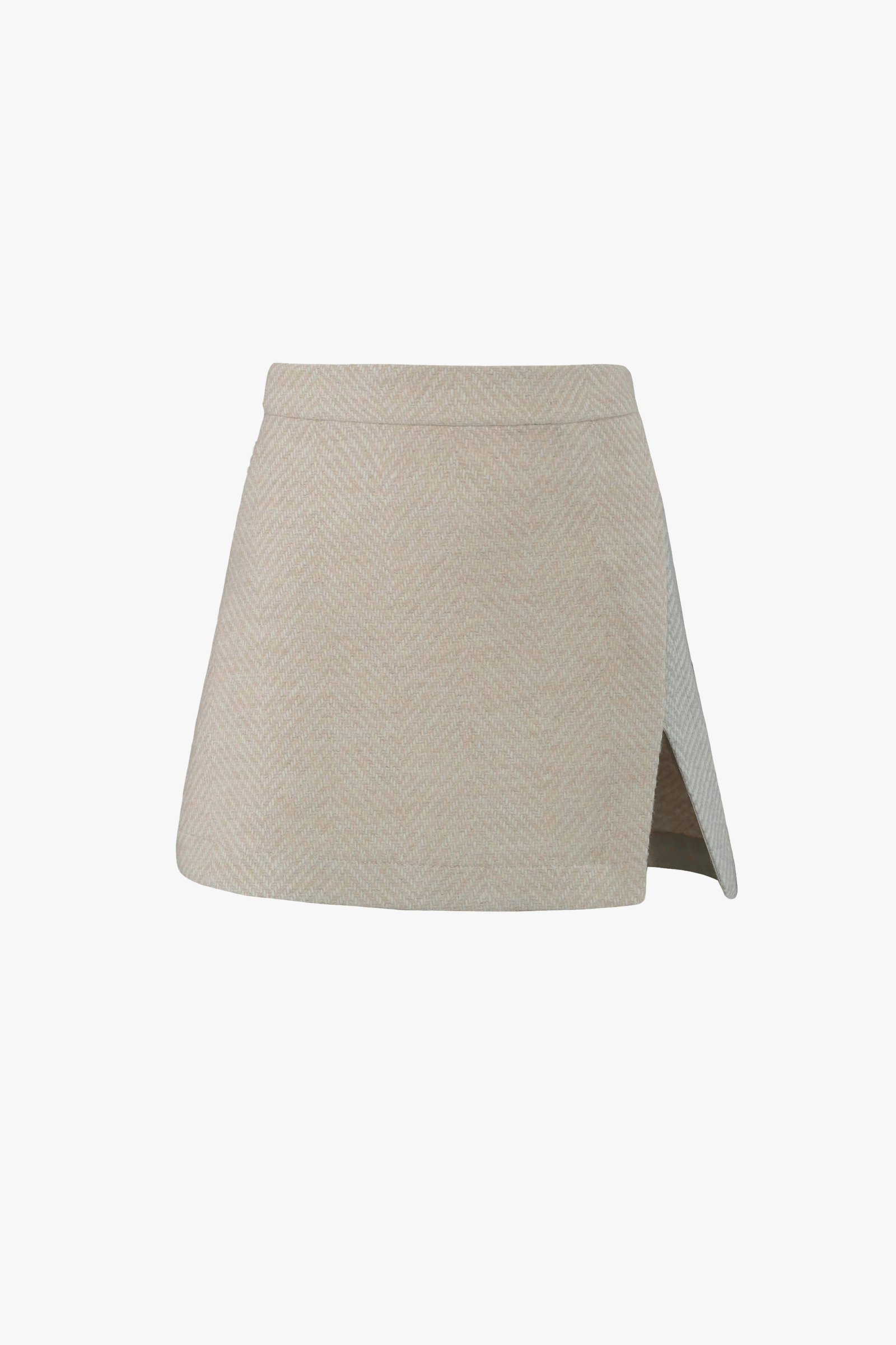 ALPACA SKIRT in Beige made by Vestiaire d'un Oiseau Libre