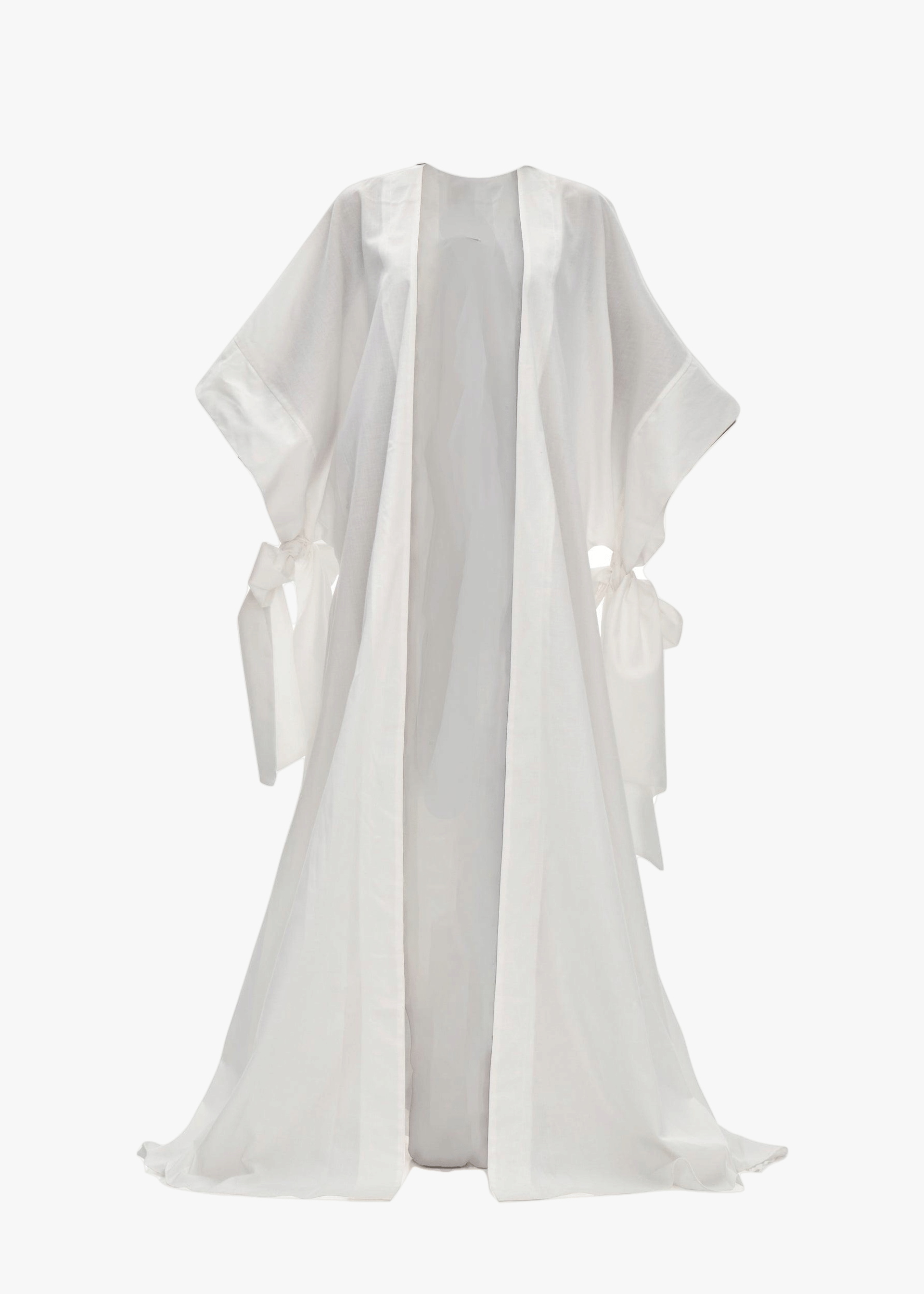 GAMBA IVORY ROBE made by Andrea Iyamah