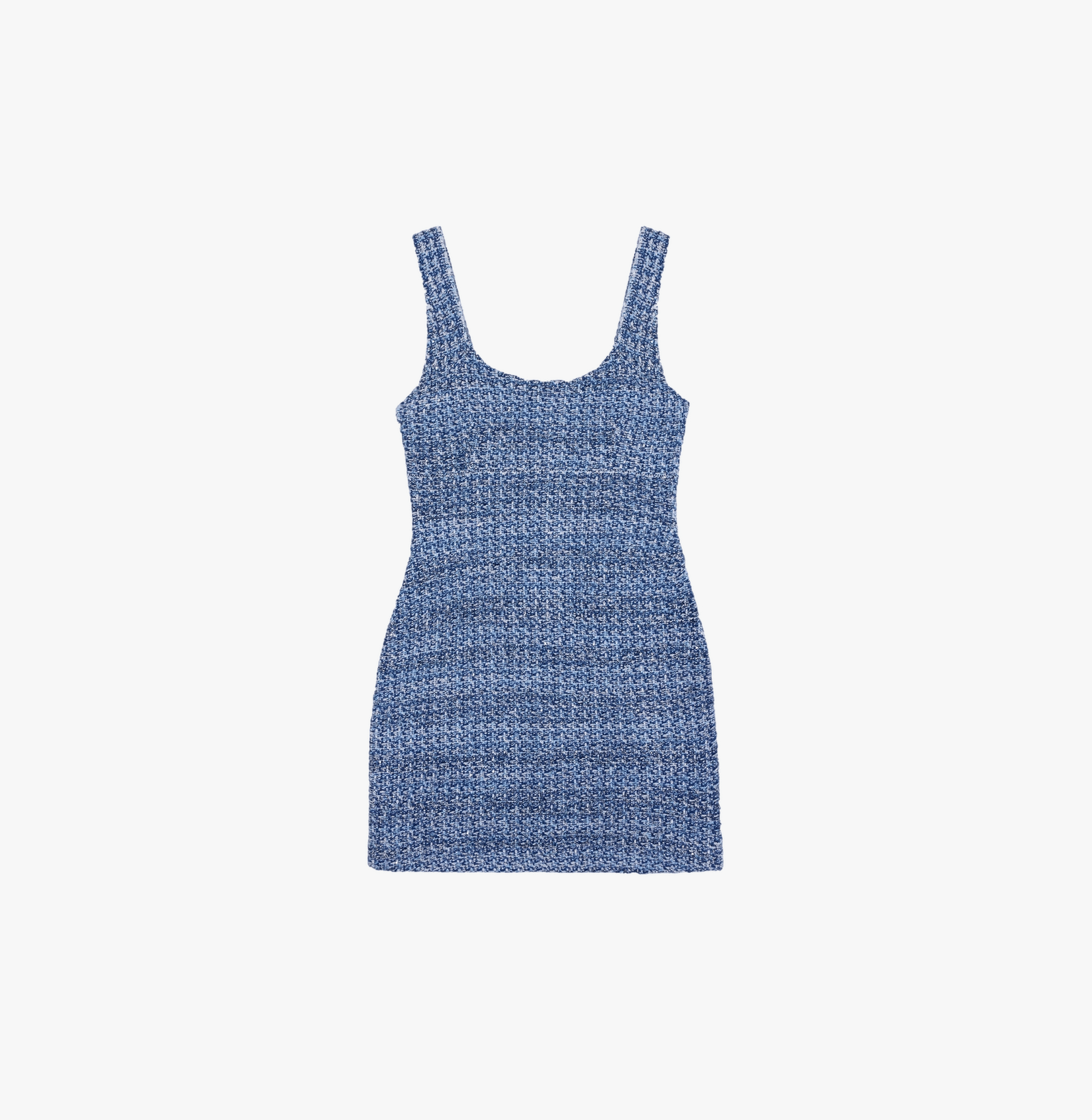 MULTICOLORED SEQUINED TWEED DRESS made by CRUSH Collection