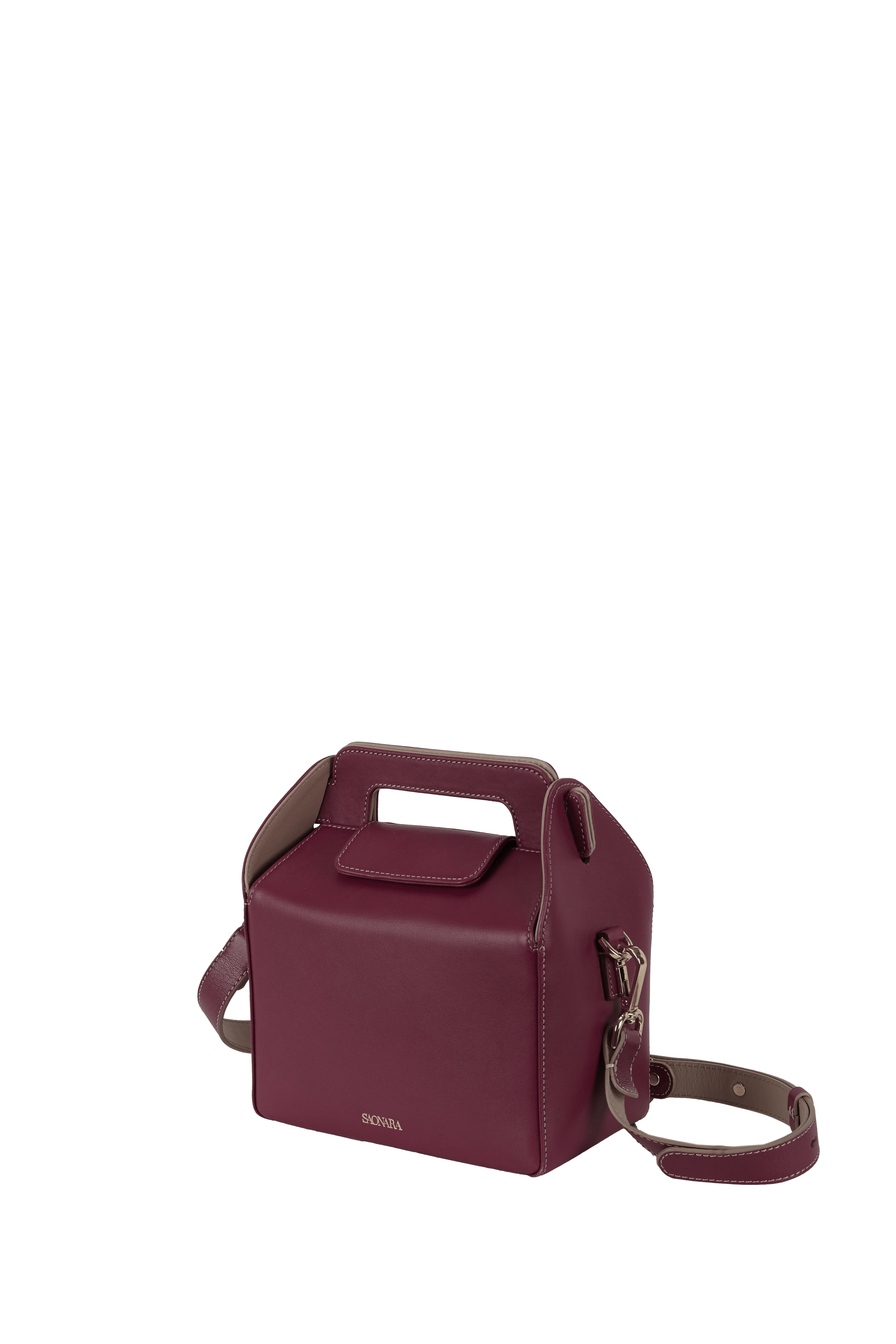 SAONARA KUKITO BERRY/TAUPE PIEL made by Saonara