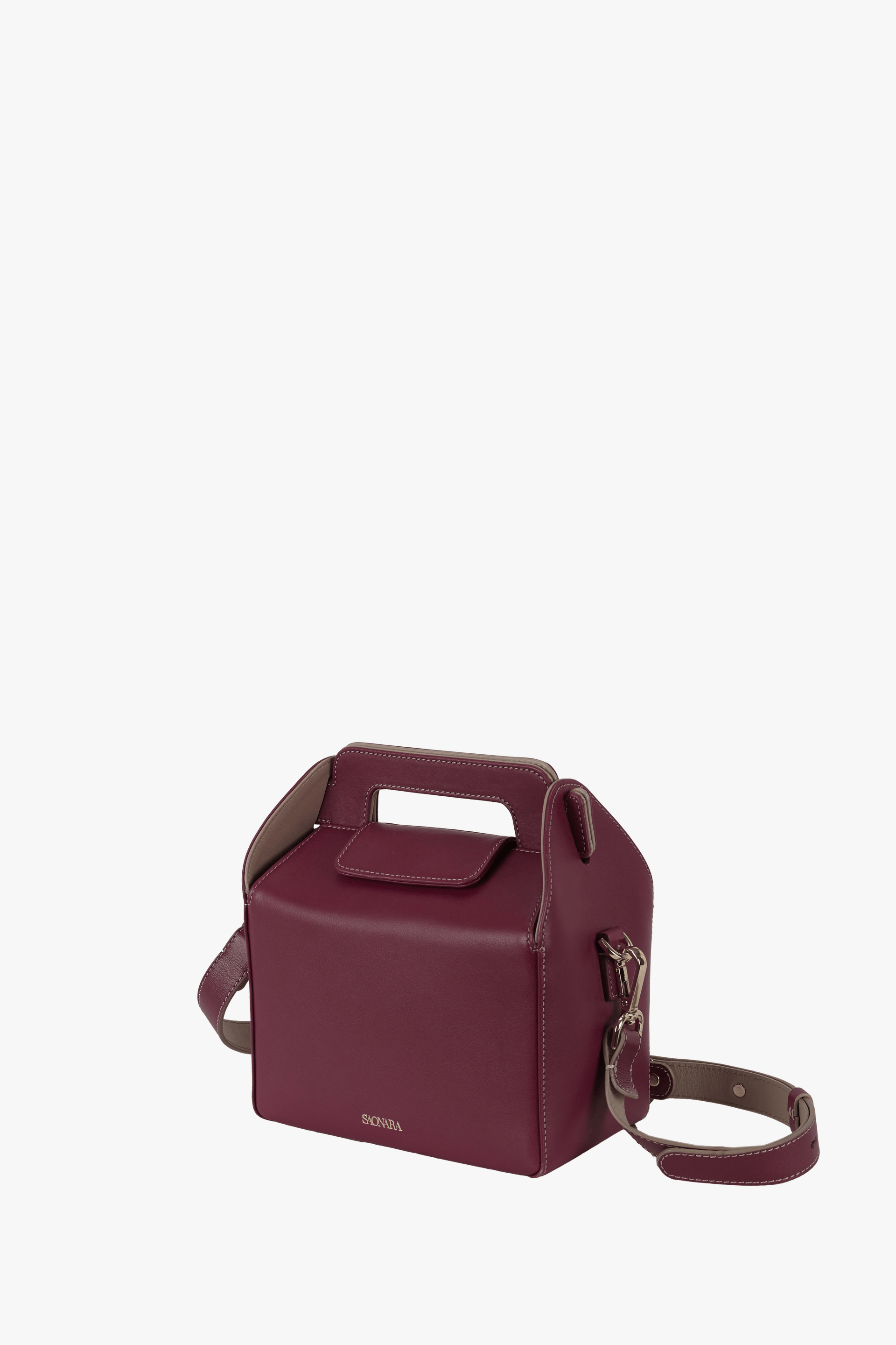 SAONARA KUKITO BERRY/TAUPE PIEL made by Saonara