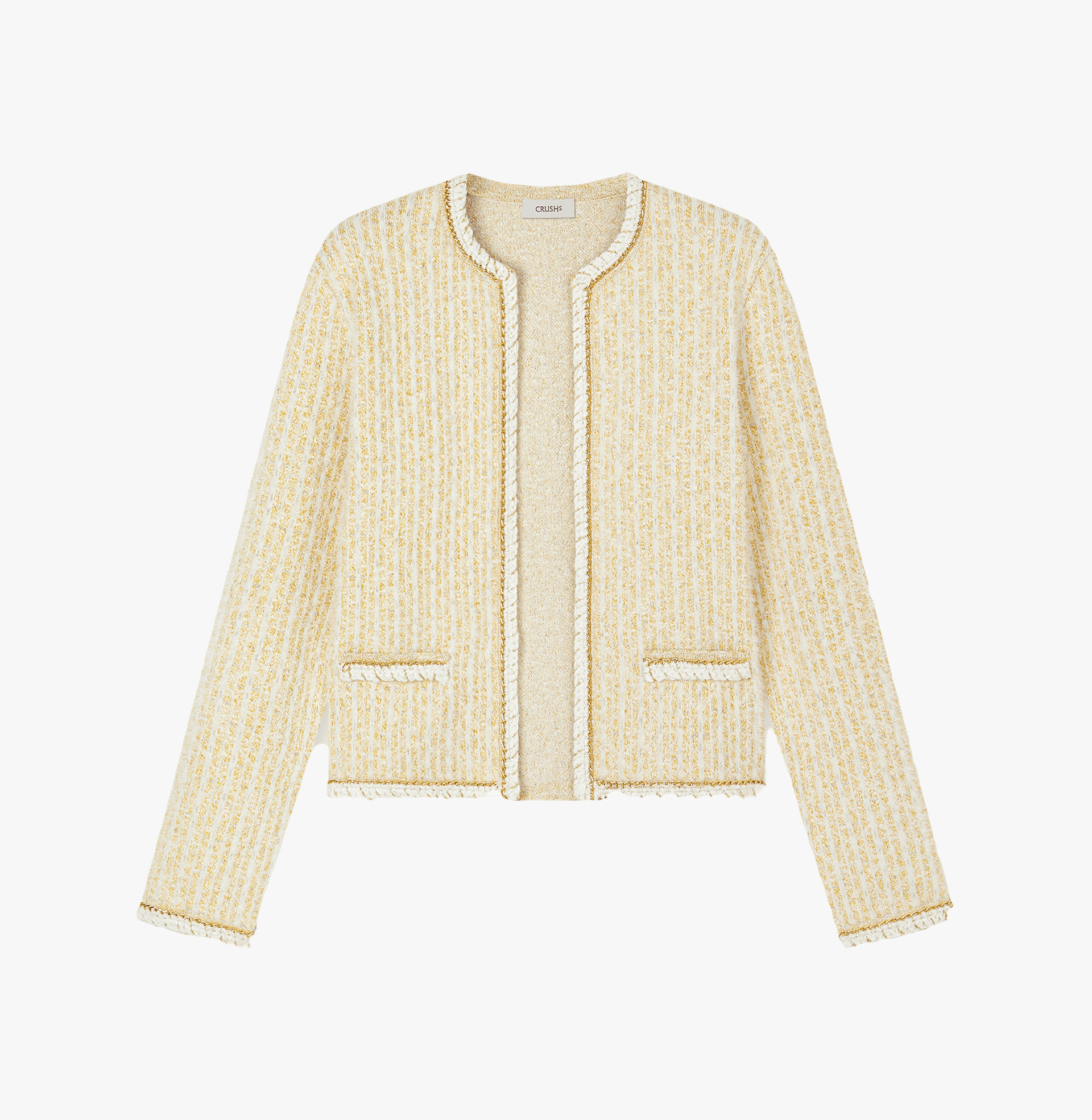 BOUCLÉ JACQUARD CLASSIC JACKET made by CRUSH Collection