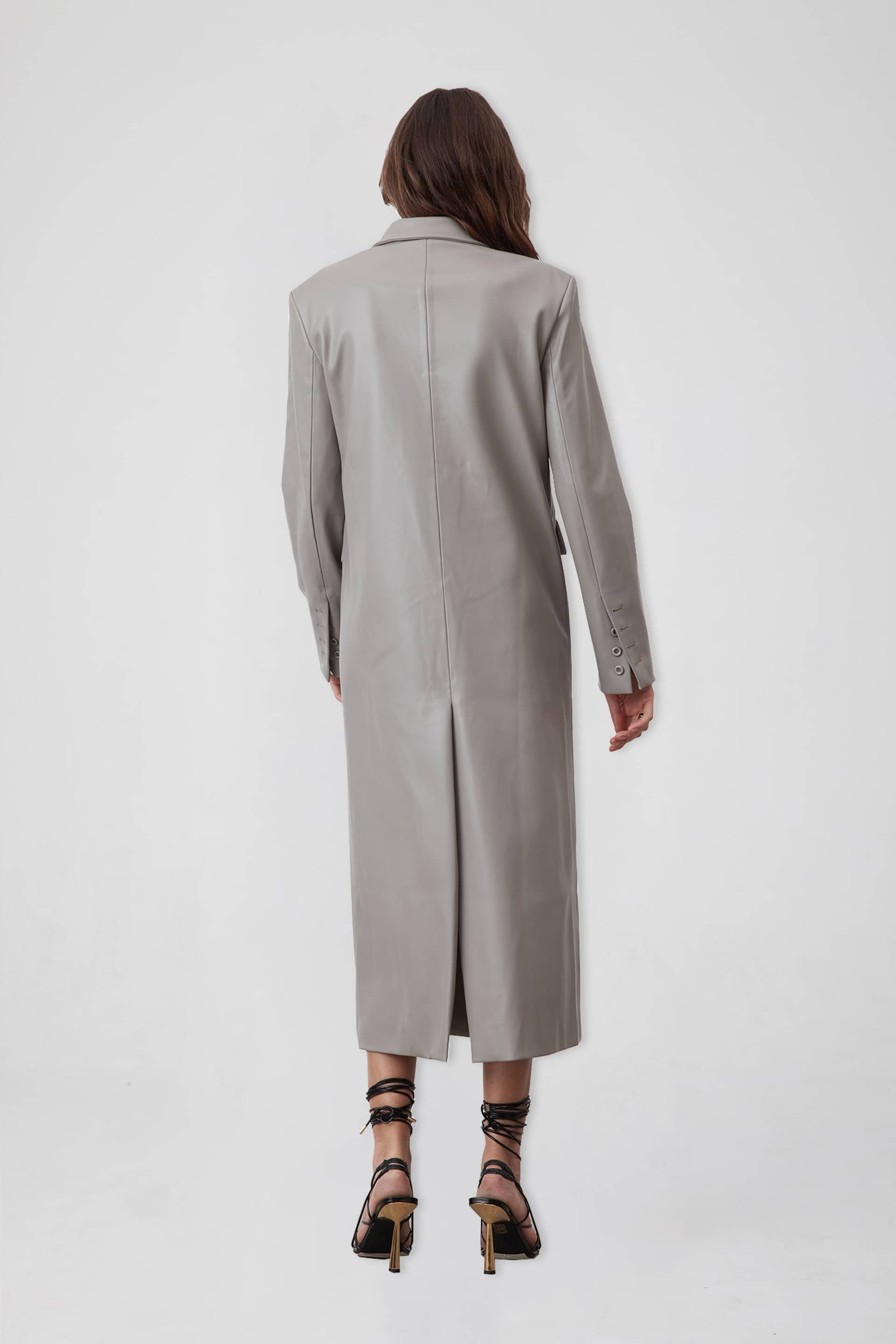 Astrid Long Line Coat made by Atoir