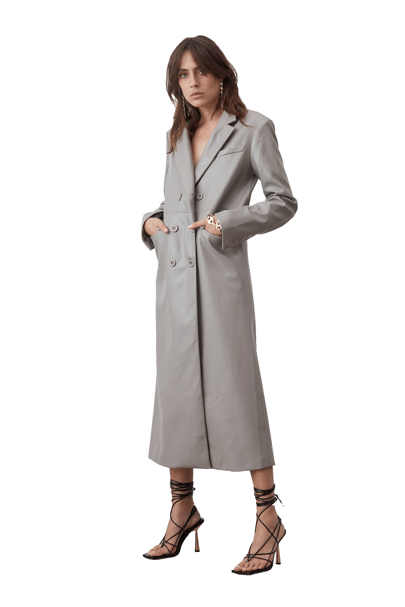 Astrid Long Line Coat made by Atoir
