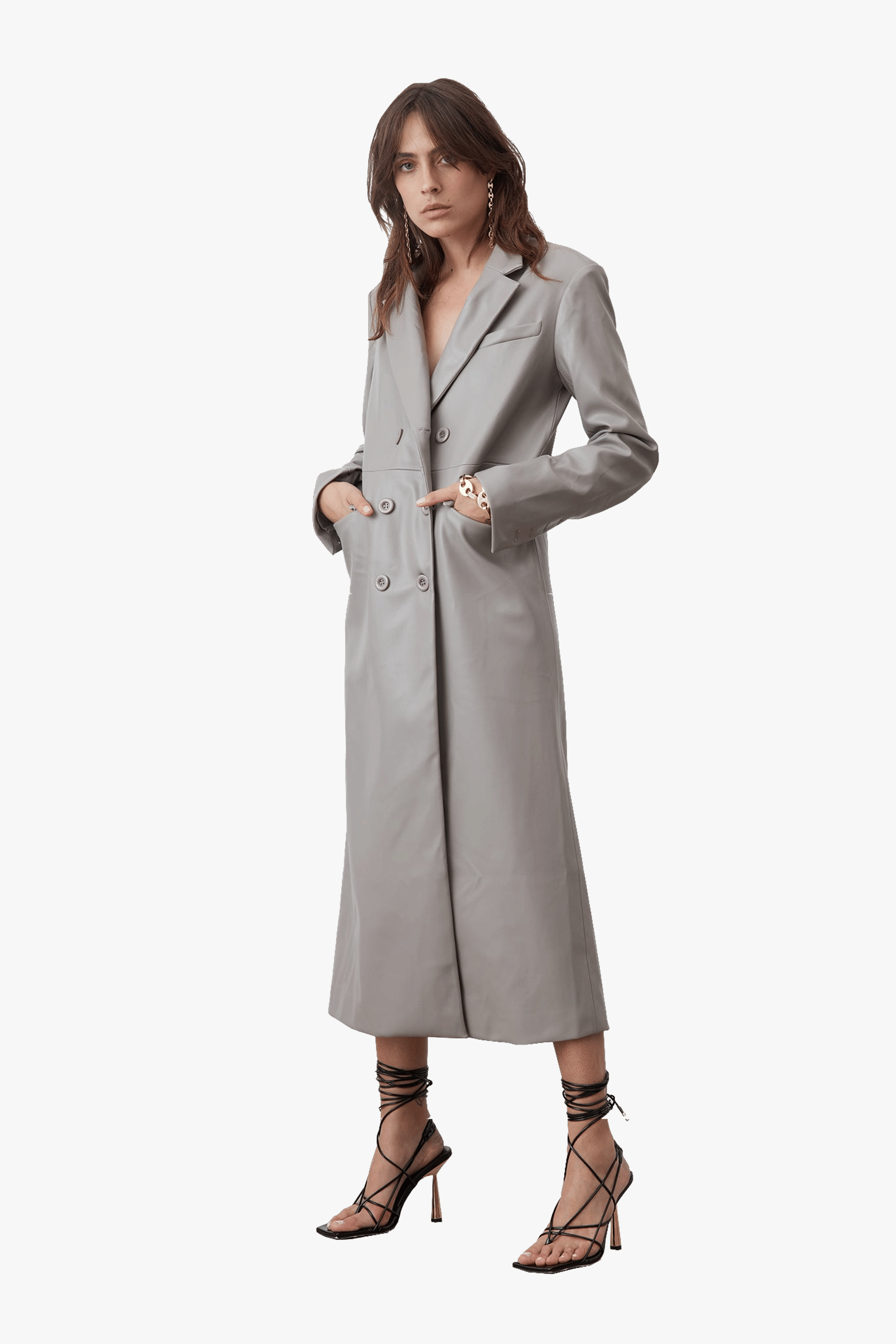 Astrid Long Line Coat made by Atoir