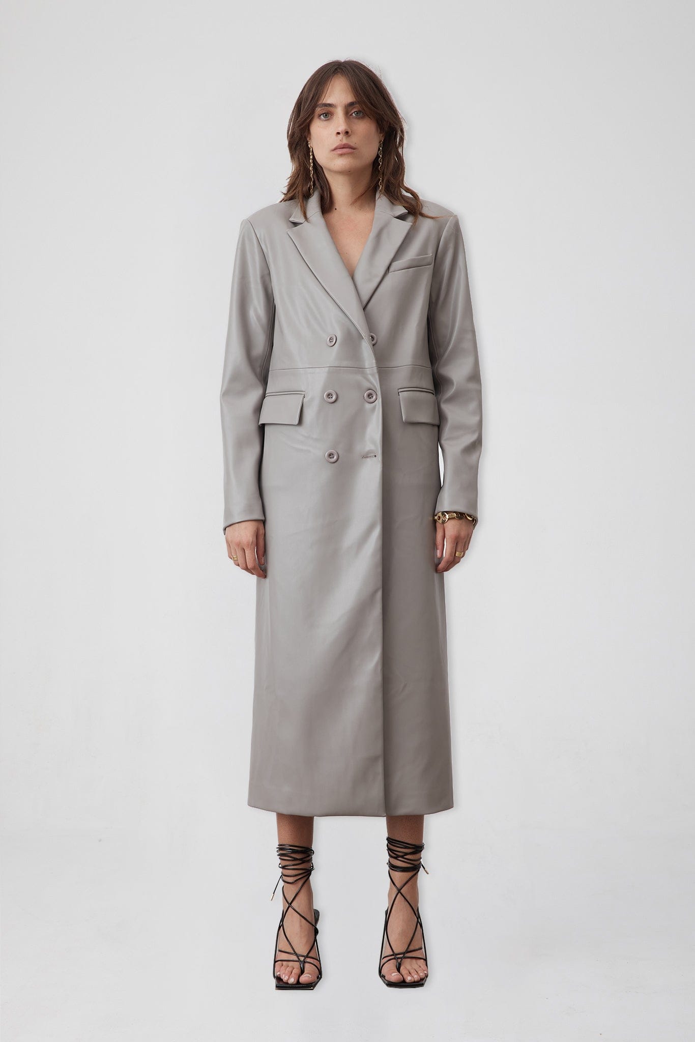 Astrid Long Line Coat made by Atoir