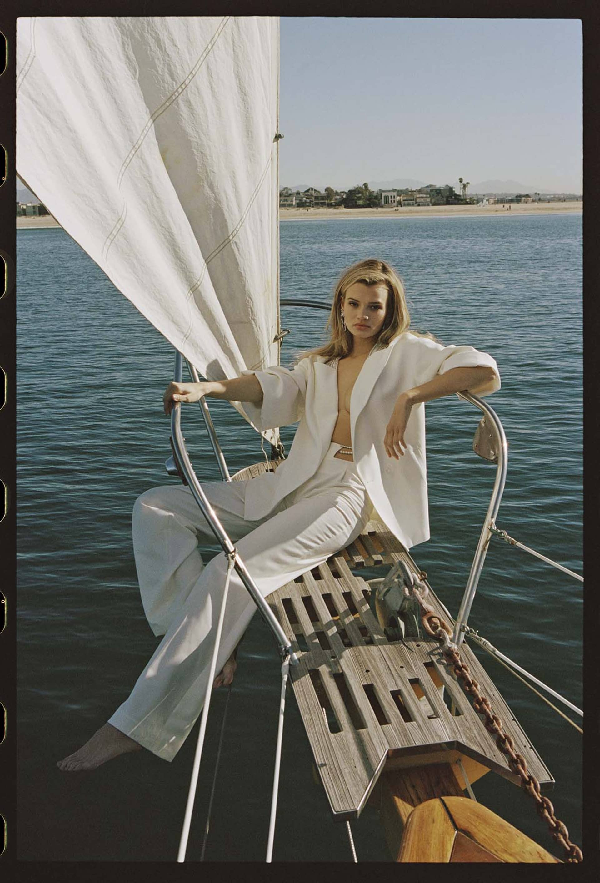 White Sutton Blazer made by Nana Jacqueline