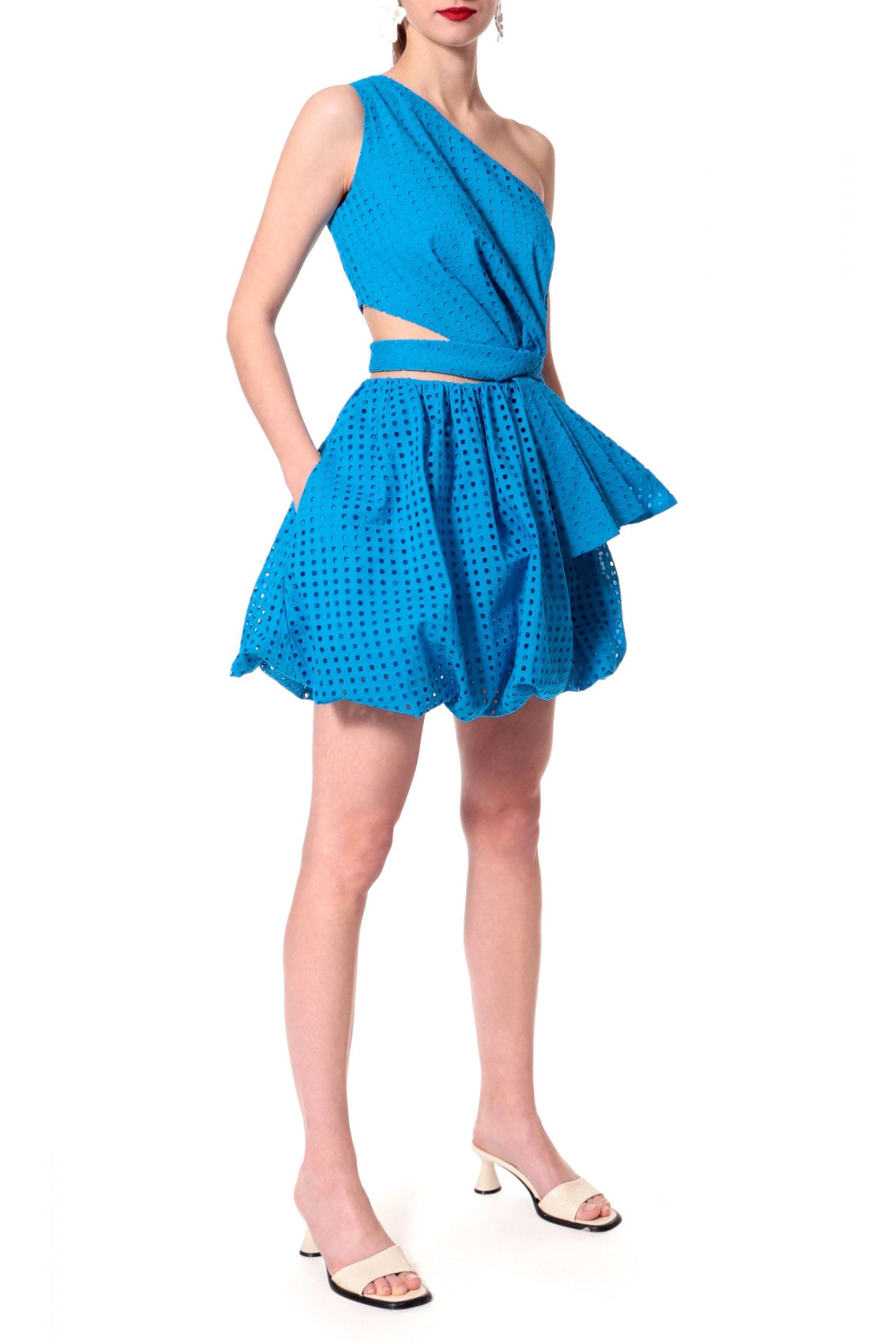 Dress Ariana Bluetiful in Blue made by HALEWSKI