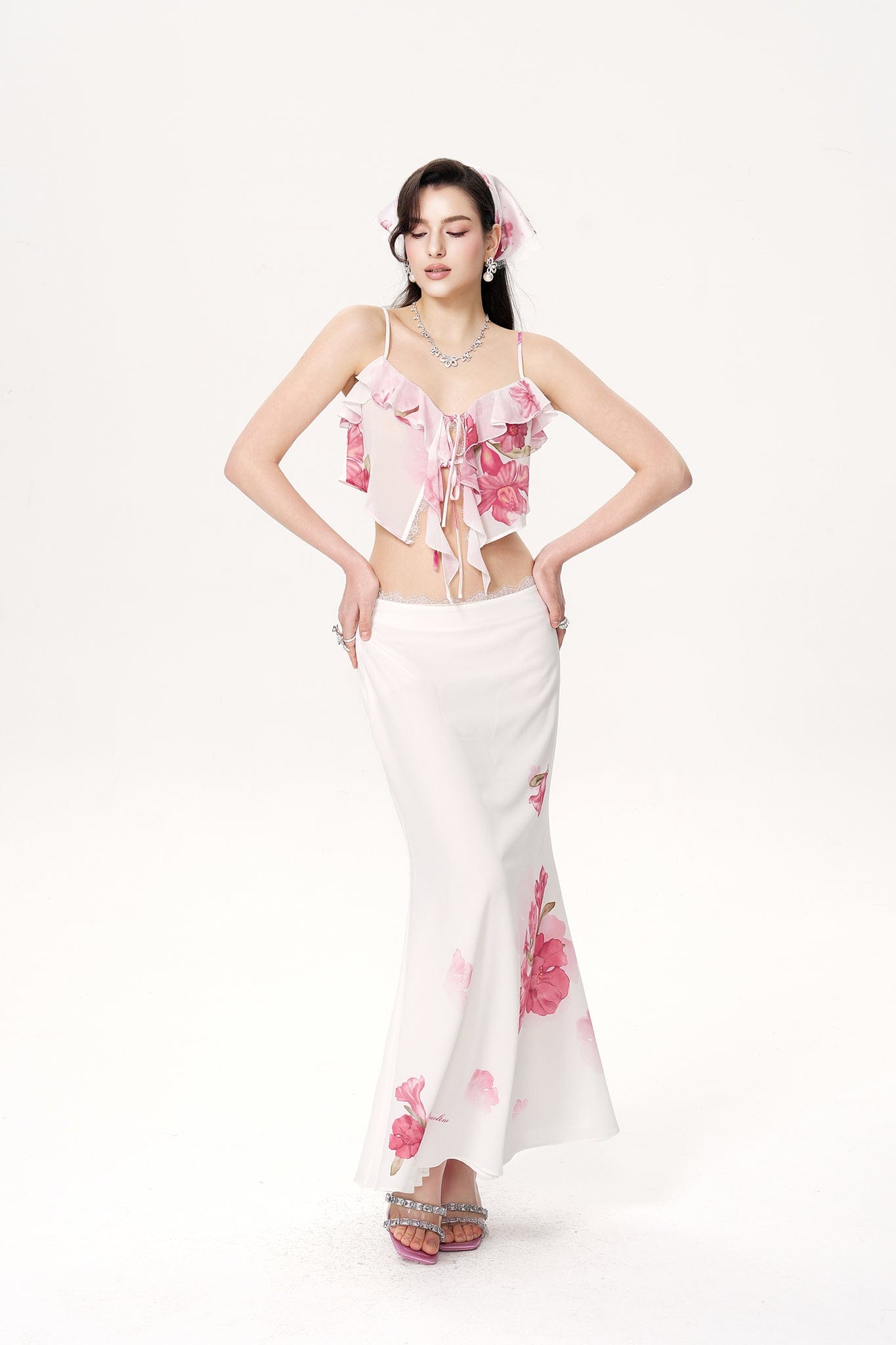 Vivienne Skirt (Pink) made by Nana Jacqueline