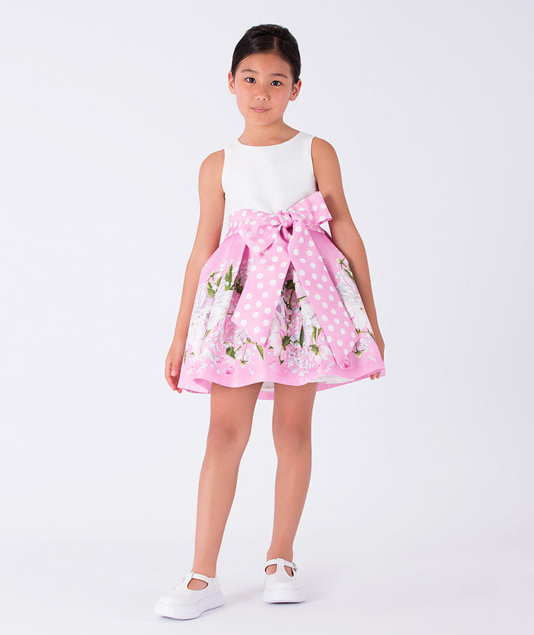 Malibloom Bow Dress made by Mama Luma