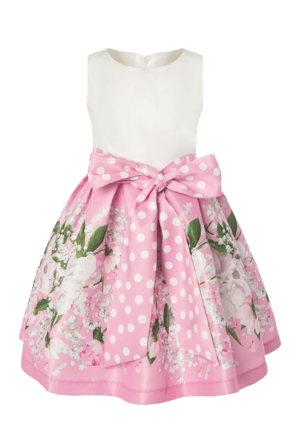 Malibloom Bow Dress made by Mama Luma