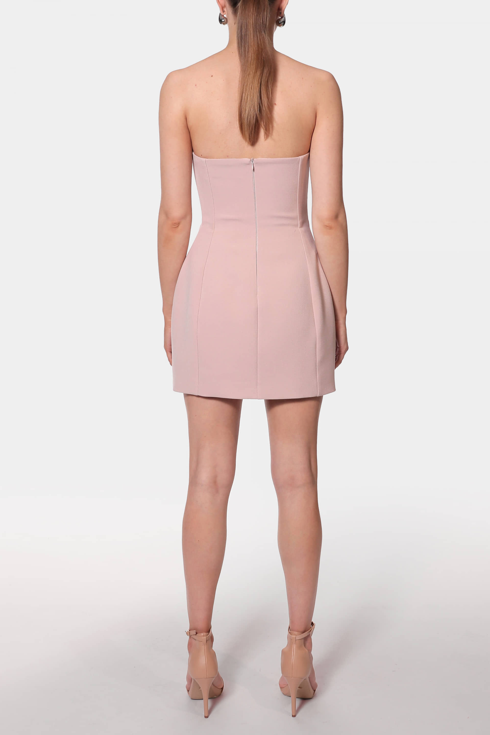 Dress Azalia Pink Peach made by HALEWSKI