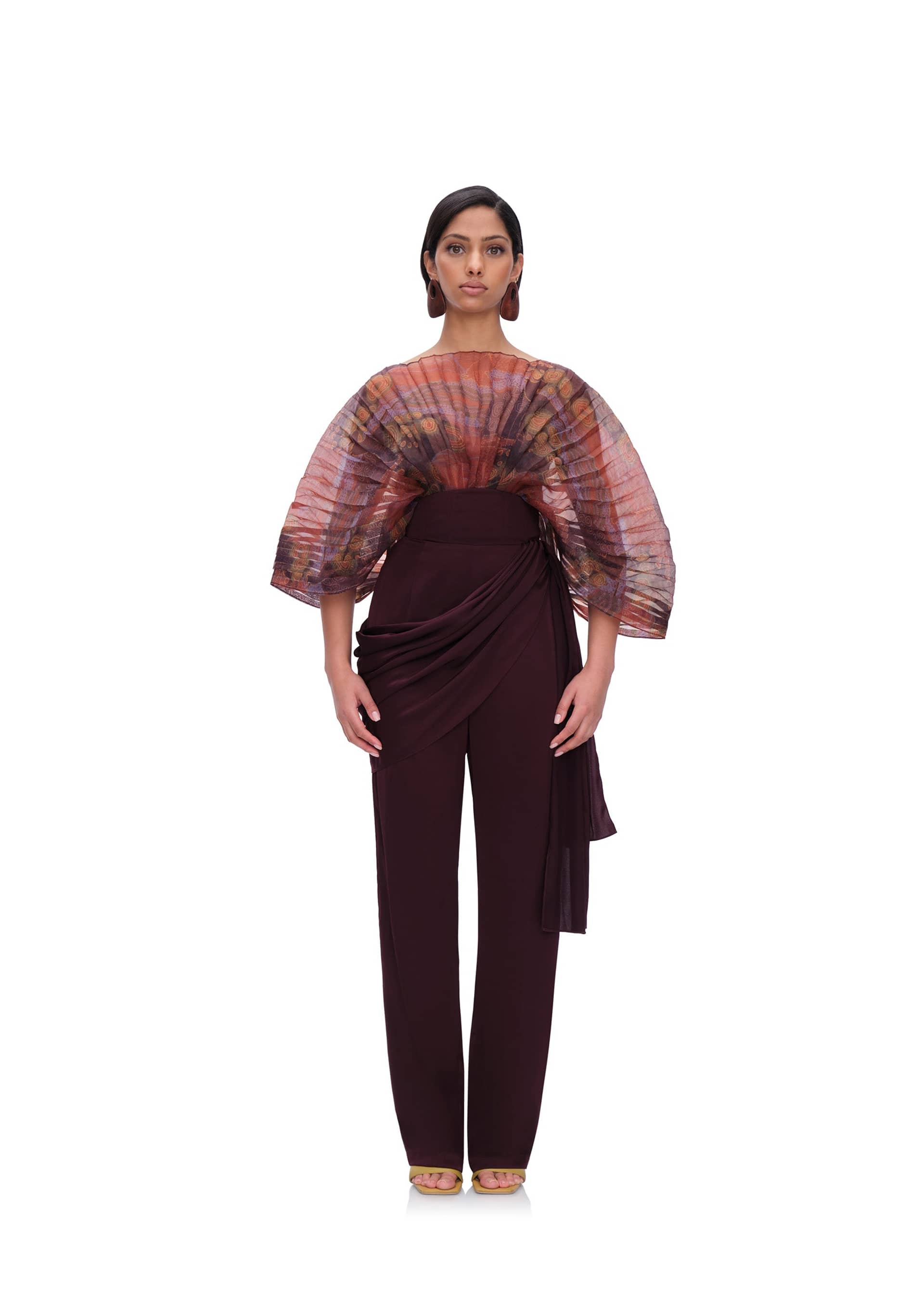 SOMBRA BODYSUIT - KAVA PRINT made by Andrea Iyamah