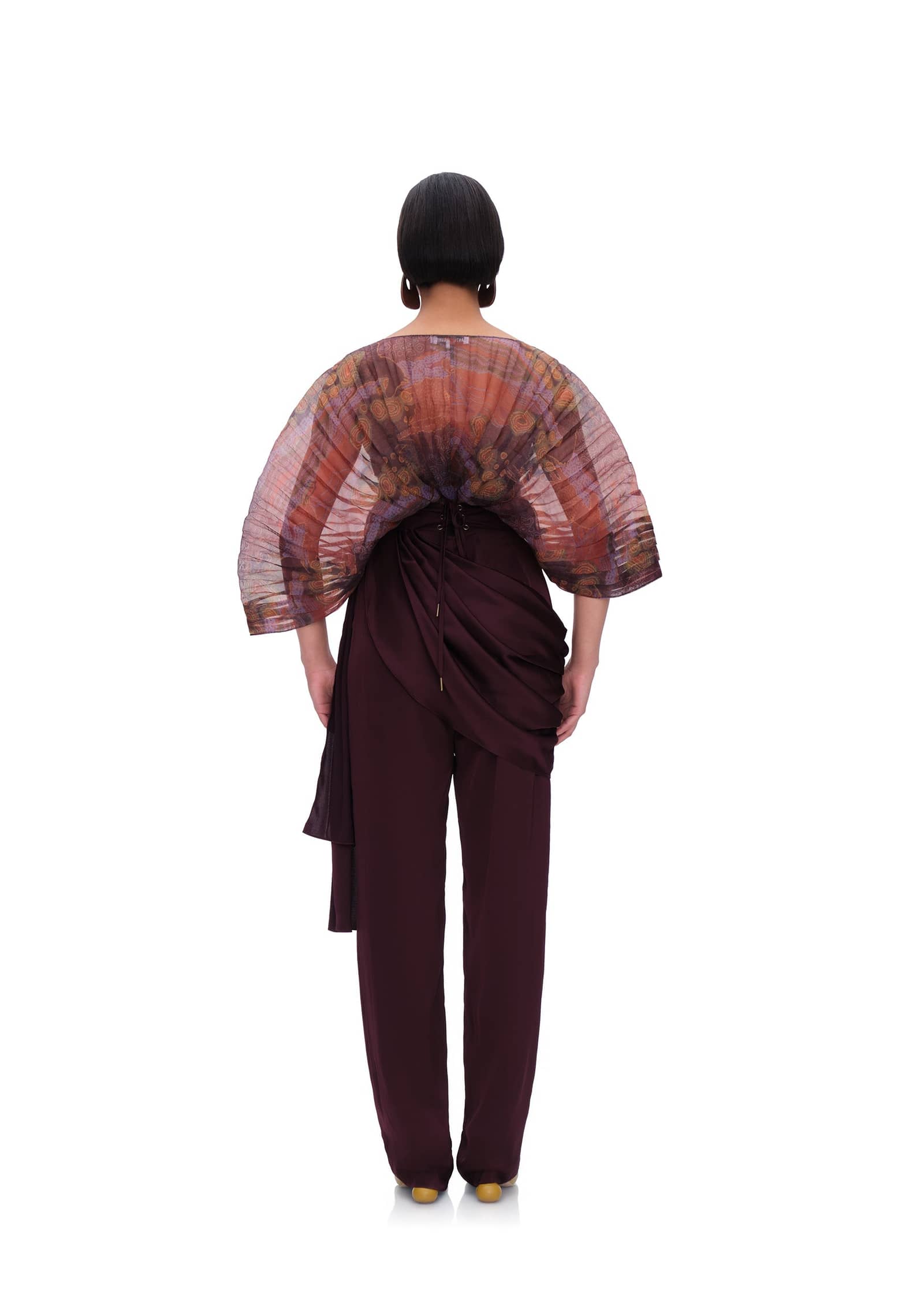 SOMBRA BODYSUIT - KAVA PRINT made by Andrea Iyamah