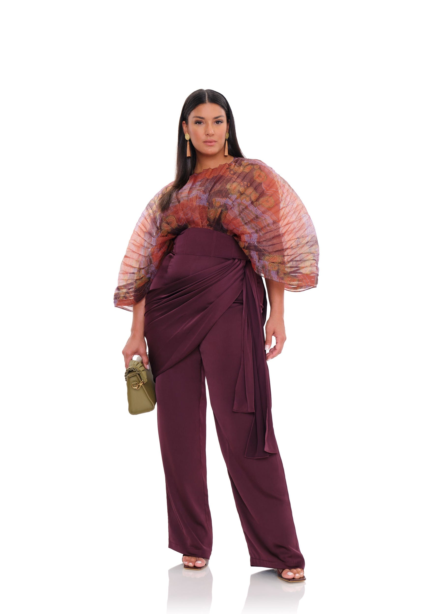 SOMBRA BODYSUIT - KAVA PRINT made by Andrea Iyamah