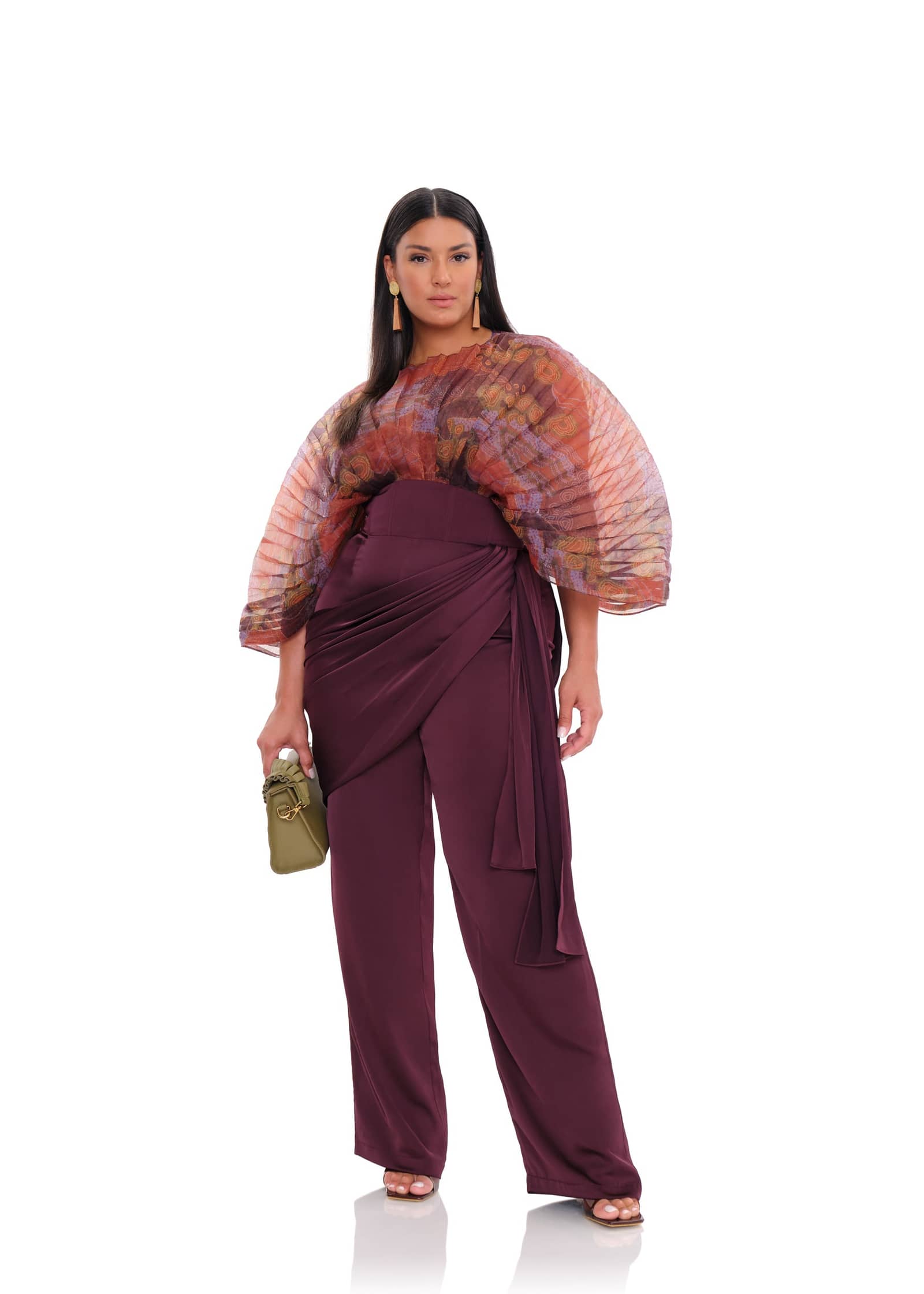 SOMBRA BODYSUIT - KAVA PRINT made by Andrea Iyamah