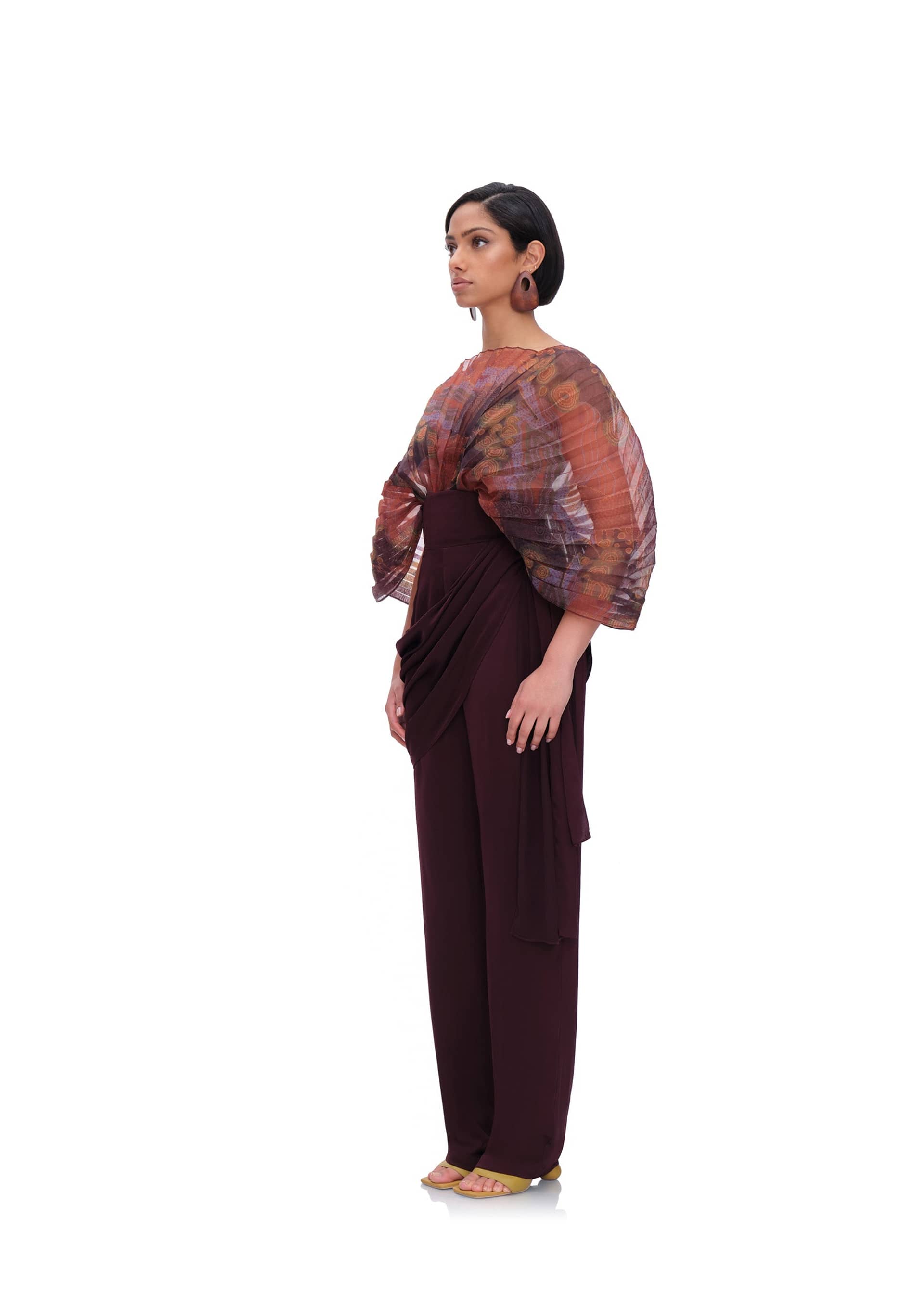 SOMBRA BODYSUIT - KAVA PRINT made by Andrea Iyamah