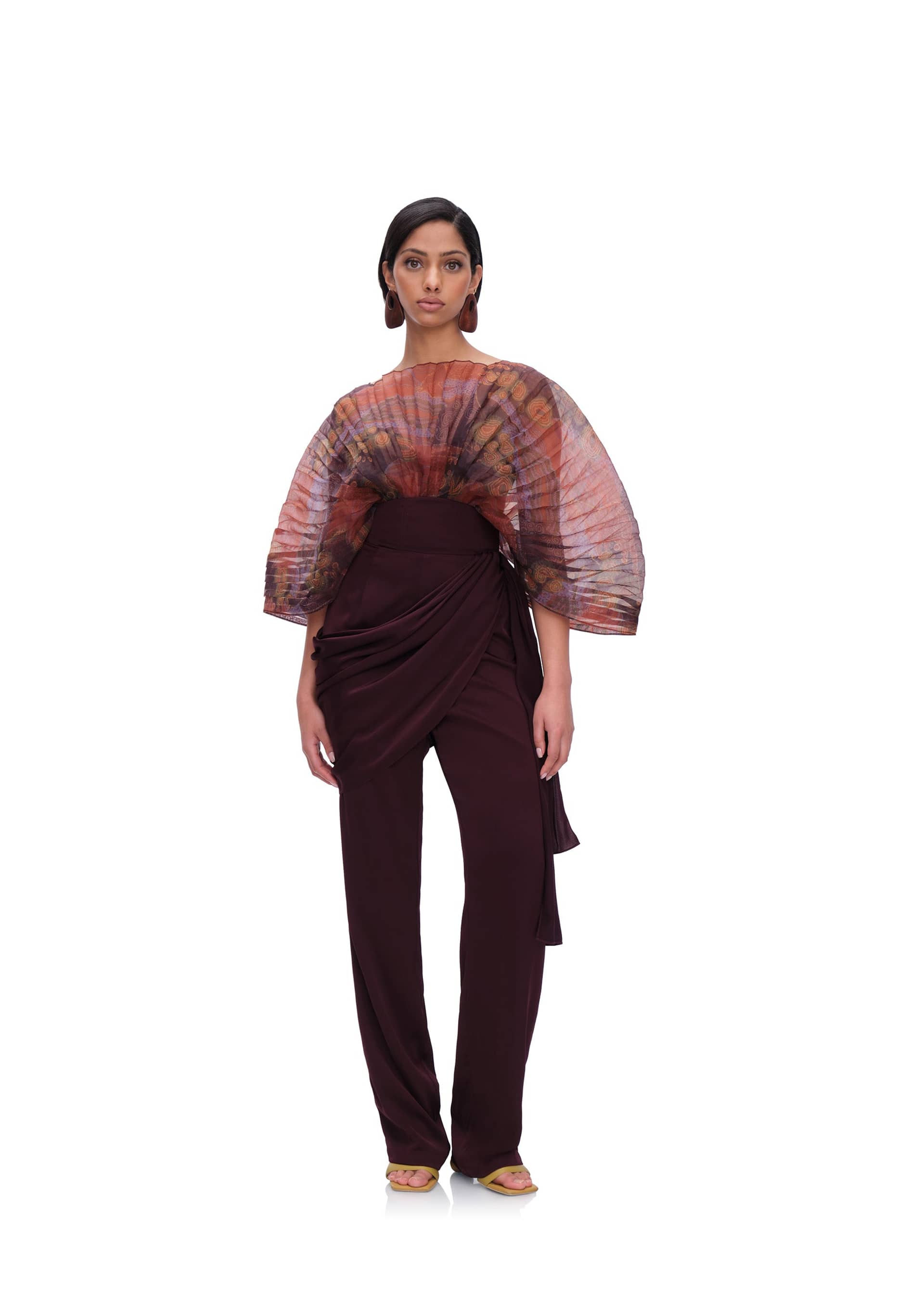 SOMBRA BODYSUIT - KAVA PRINT made by Andrea Iyamah