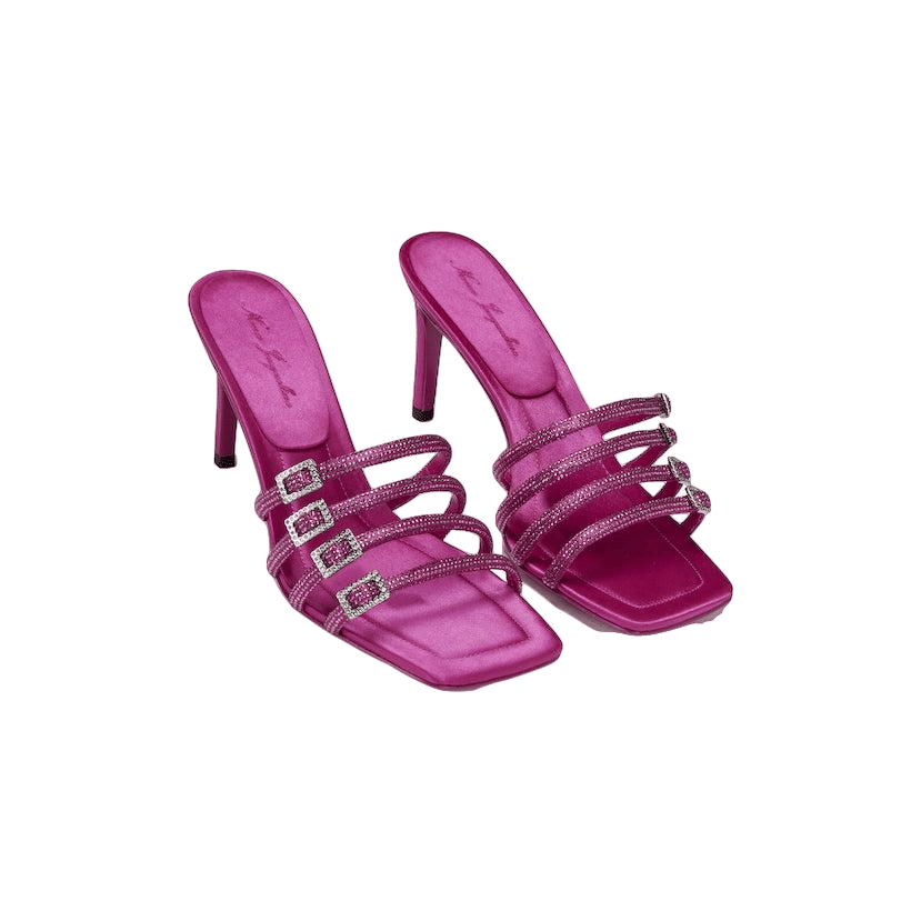 Hot Pink Shay Sandals (Final Sale) in Pink made by Nana Jacqueline