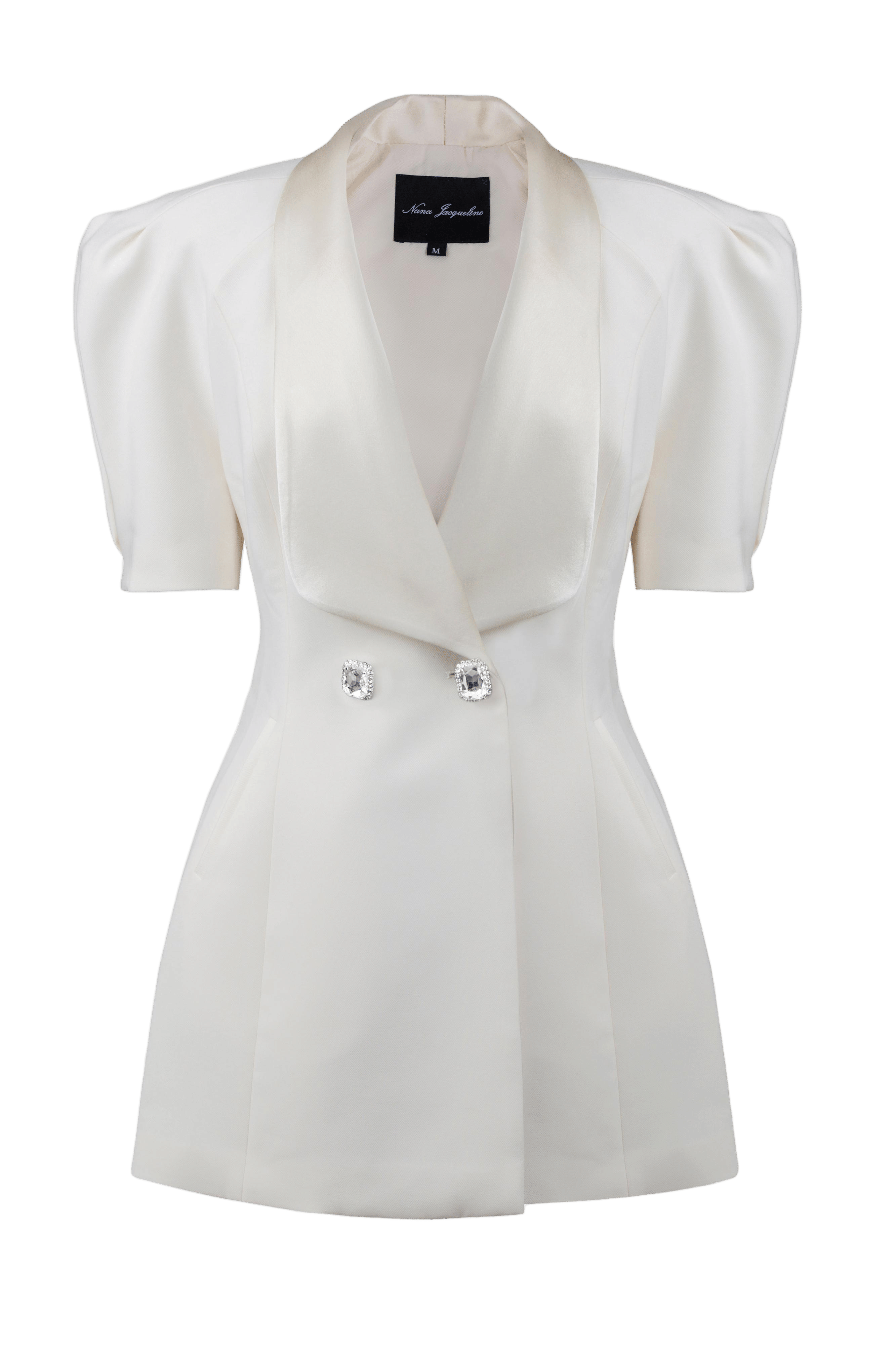 Alia Dress (White) in White made by Nana Jacqueline