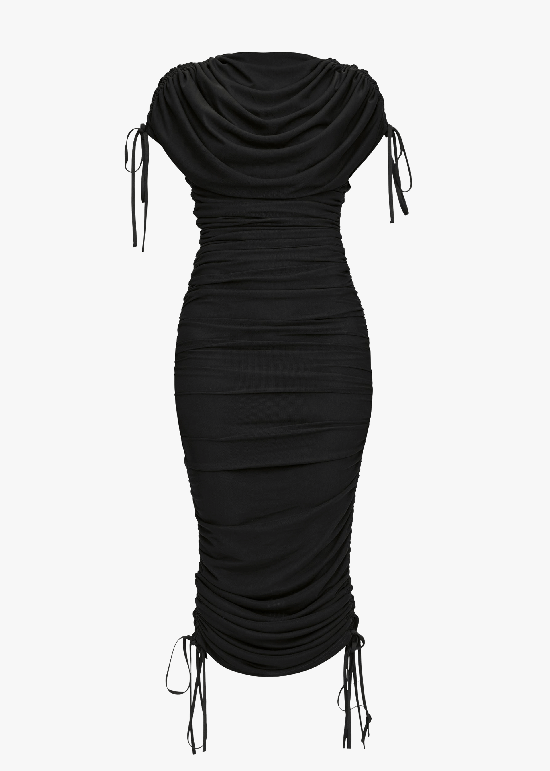 RATU MESH DRESS - BLACK made by Andrea Iyamah