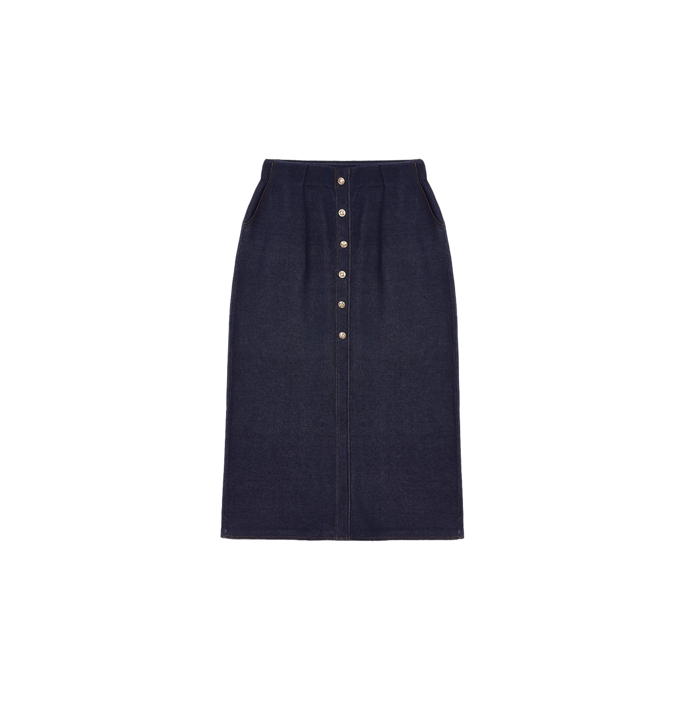 DENIM-LOOK SKIRT made by CRUSH Collection