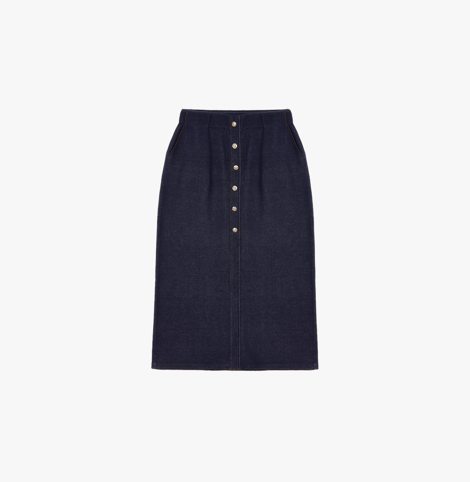 DENIM-LOOK SKIRT made by CRUSH Collection