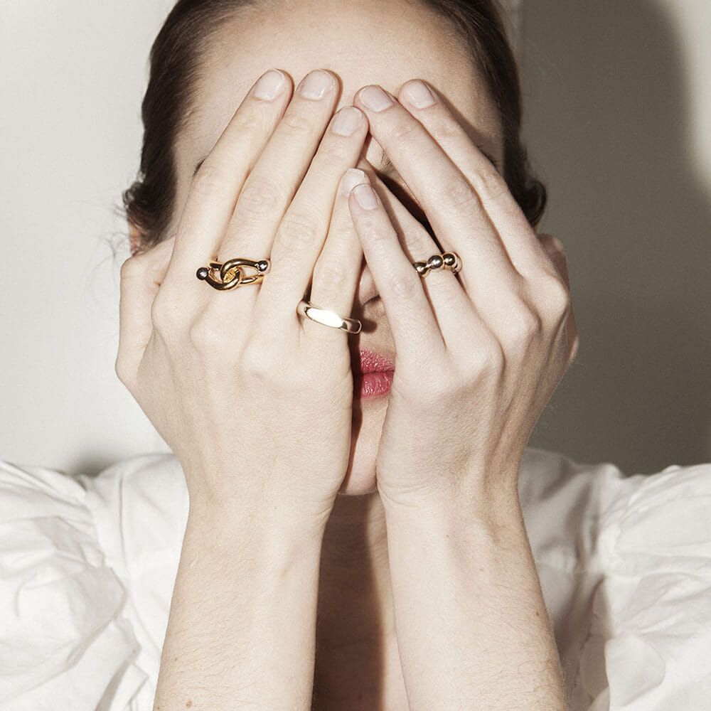 FALCAT RING - GOLD made by ENNUI