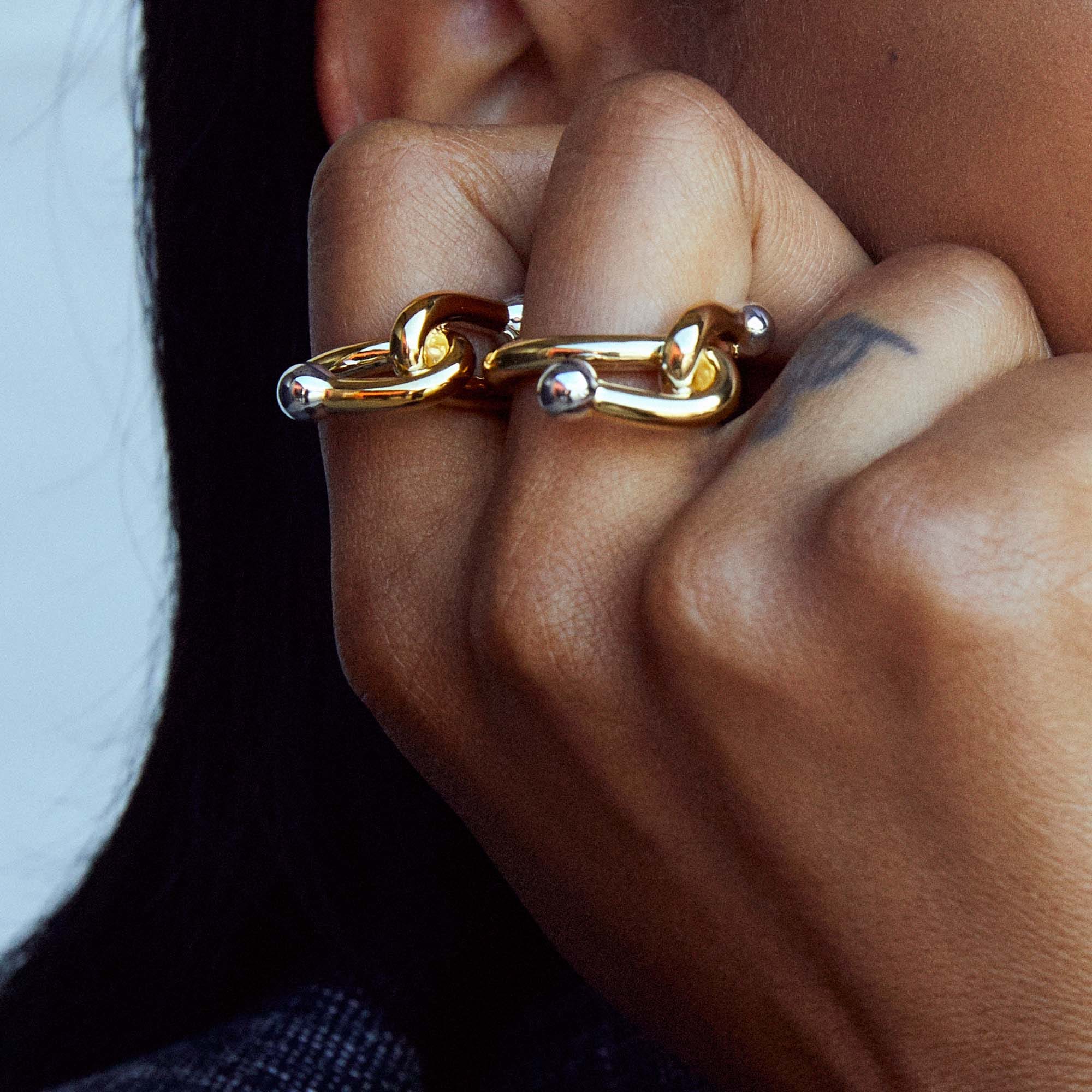 FALCAT RING - GOLD made by ENNUI