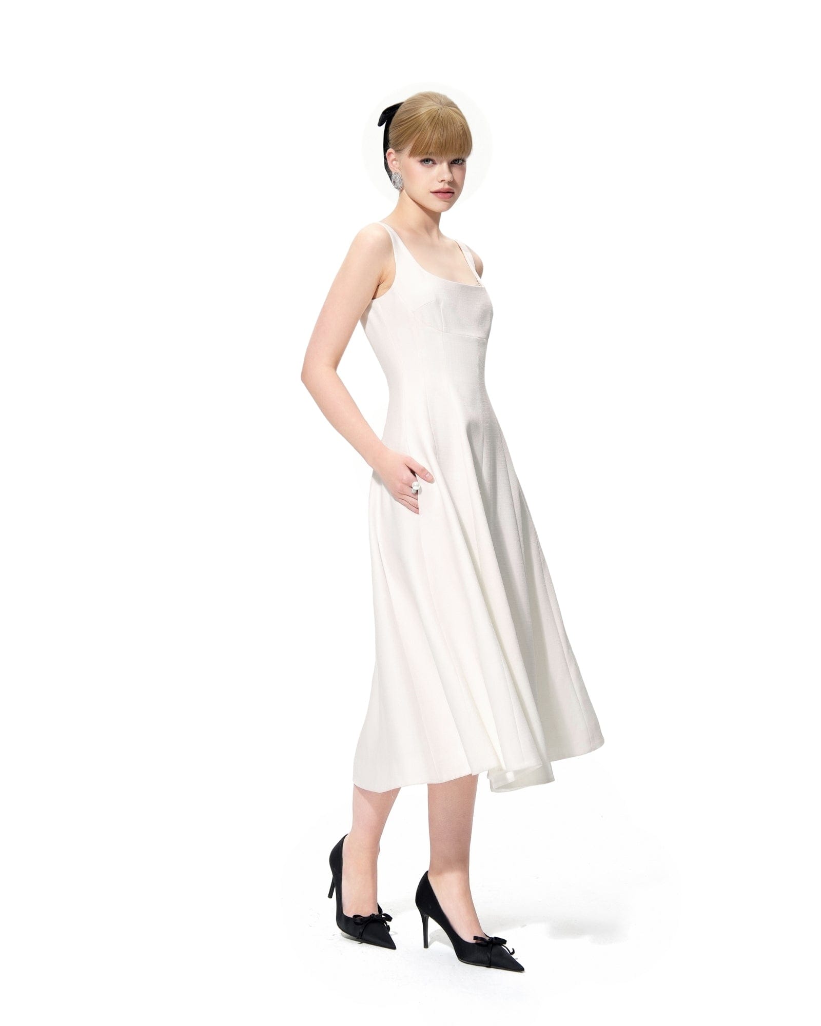 Josephine Dress (White) made by Nana Jacqueline