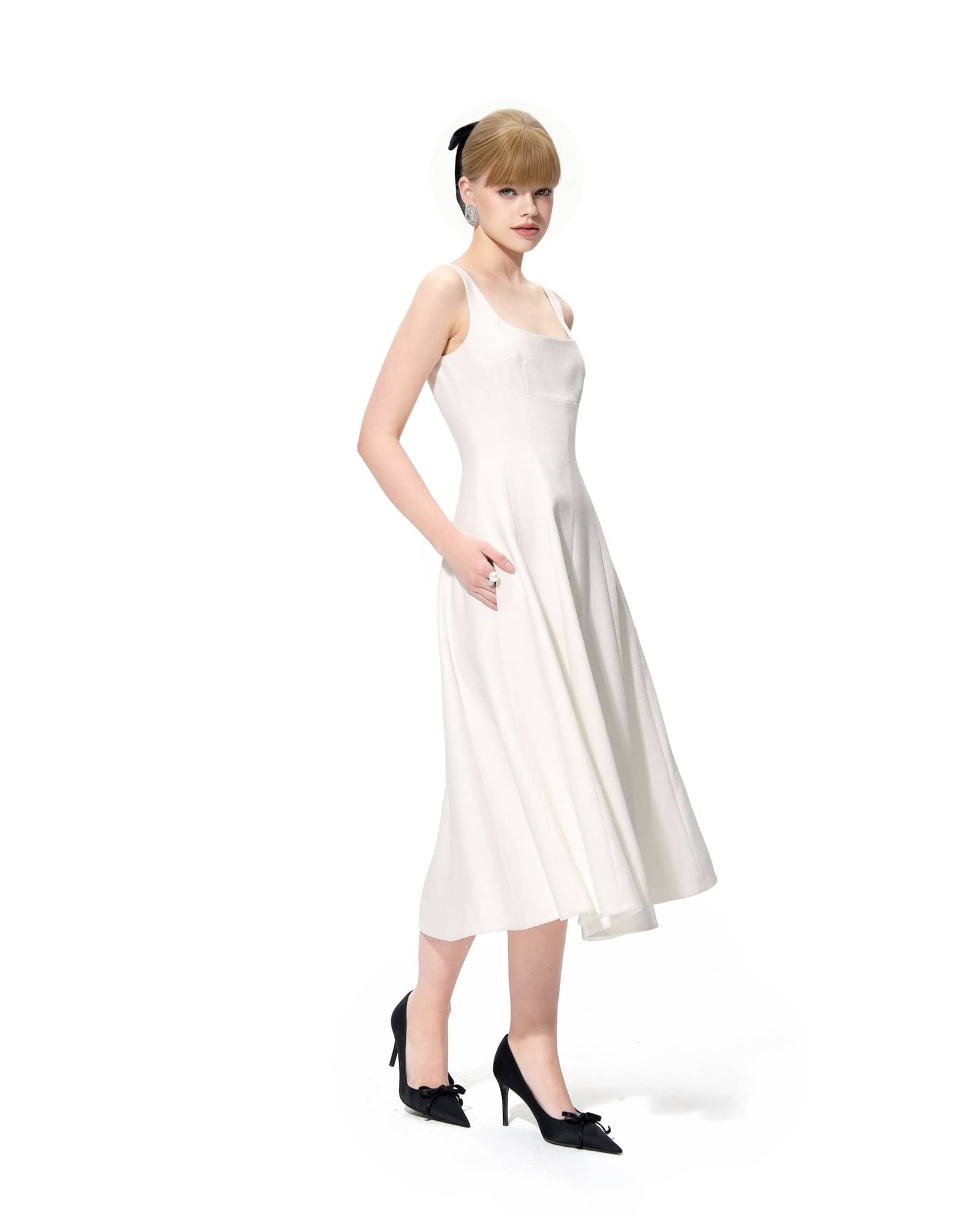 Josephine Dress (White) made by Nana Jacqueline