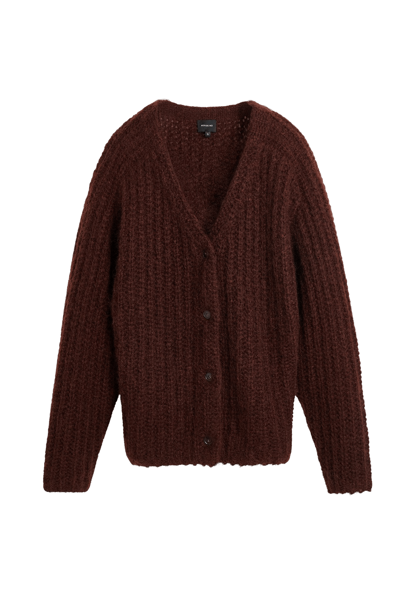 Ace Knit Cardigan - Oxblood made by HERSKIND