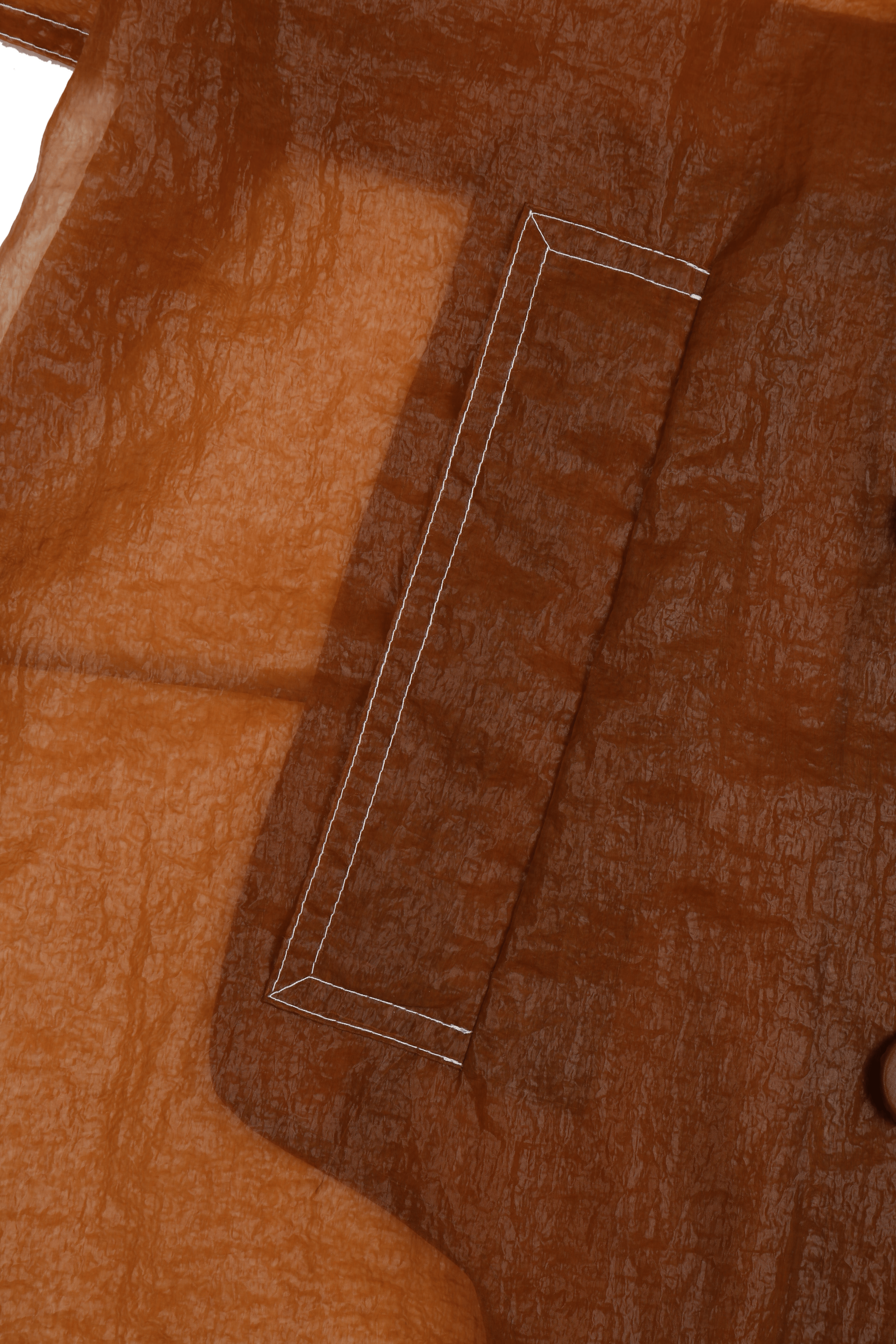 SHEER NYLON TRENCH COA made by YIBRI