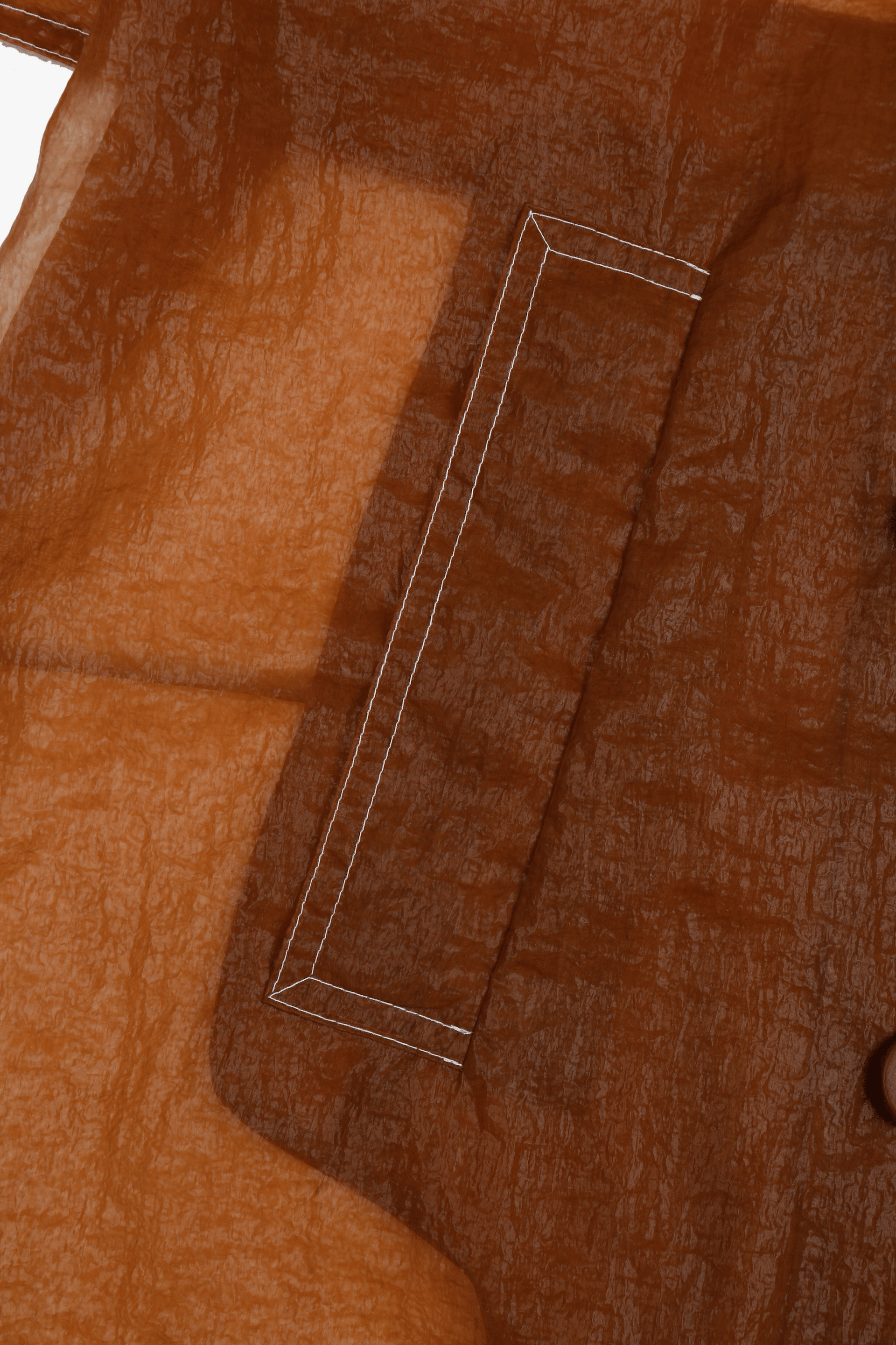 SHEER NYLON TRENCH COA made by YIBRI