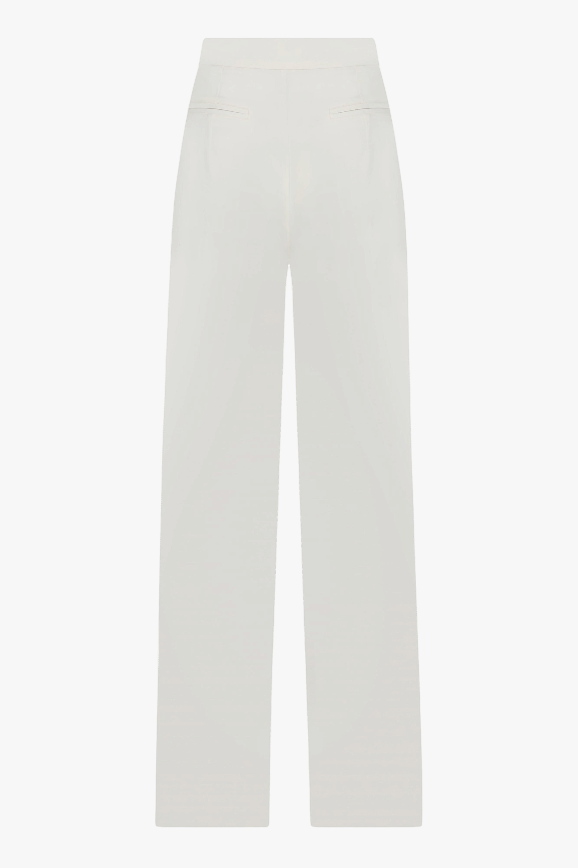 Santoe Pants in White made by Nazli Ceren