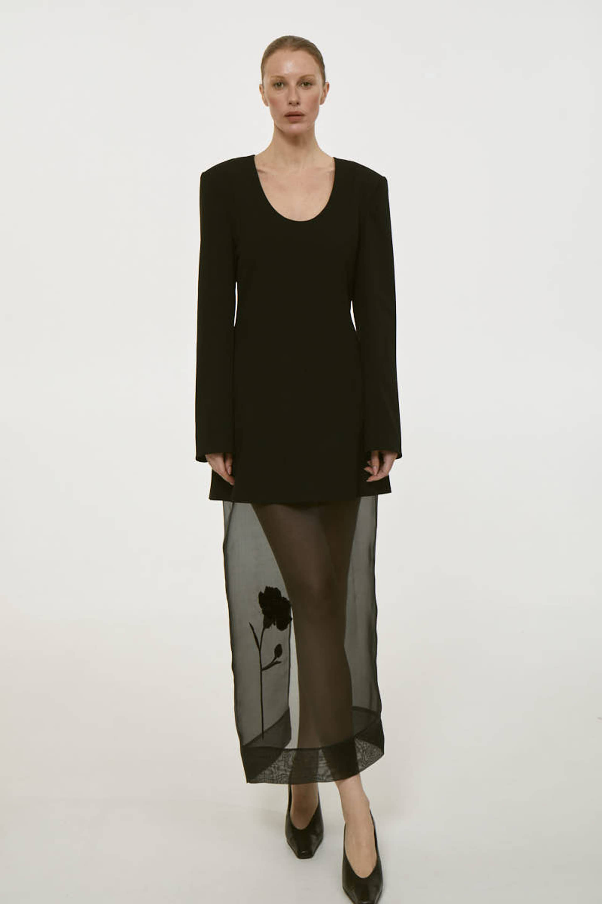 BLACK DRESS “BLUEBOTTLE” made by DELEGAN Clothes