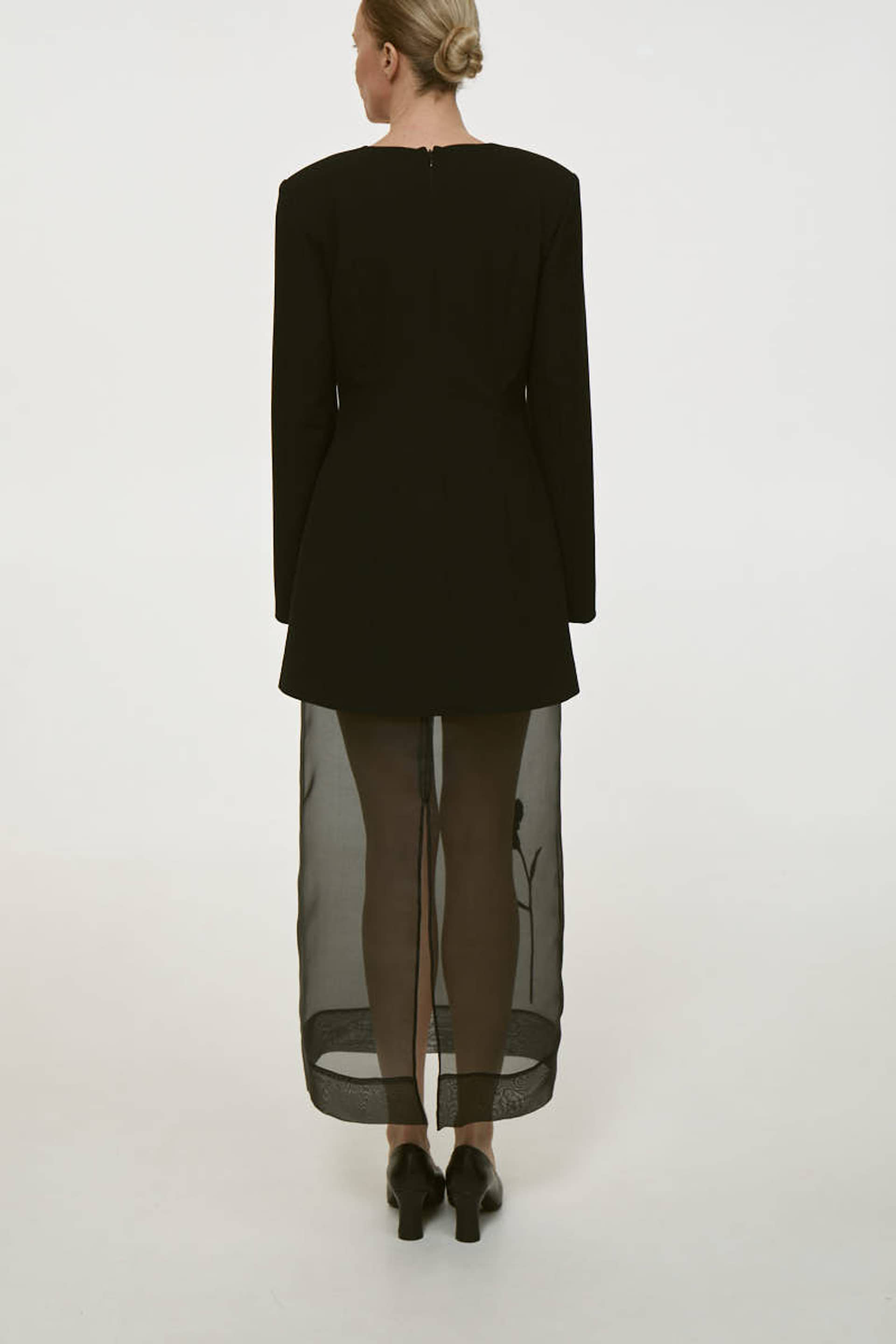 BLACK DRESS “BLUEBOTTLE” made by DELEGAN Clothes
