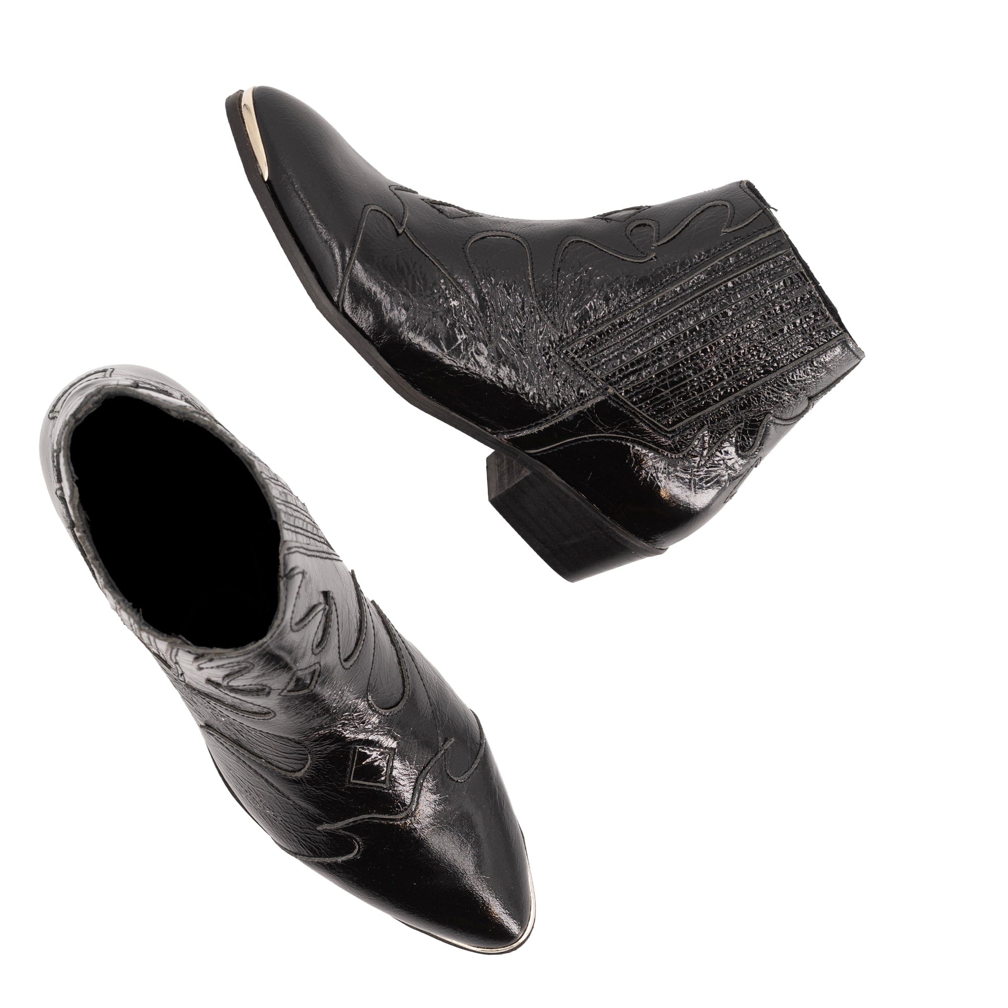 SONIA WESTERN ANKLE BOOTS made by Toral