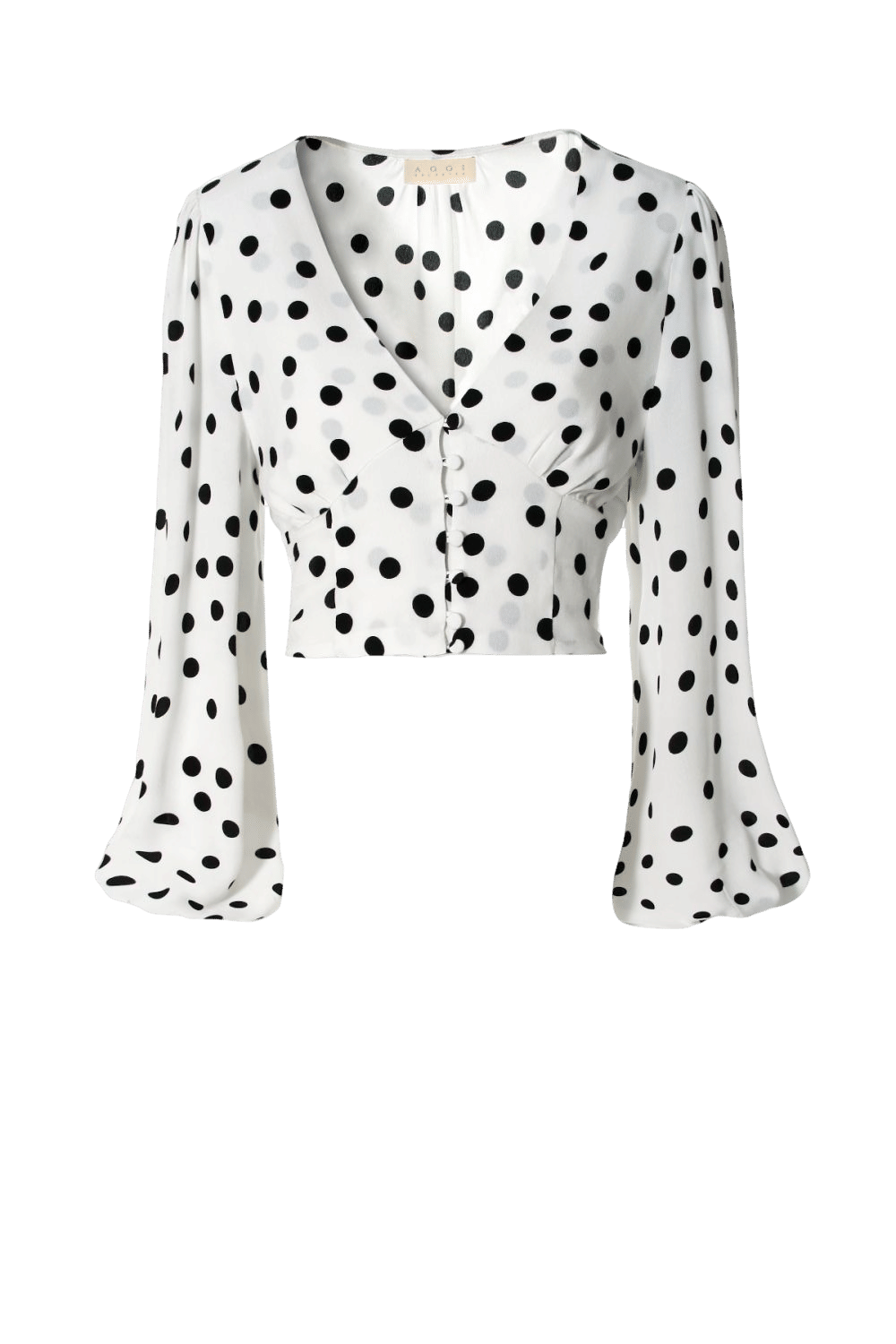 Blouse Alicia Bit Of White in White made by HALEWSKI